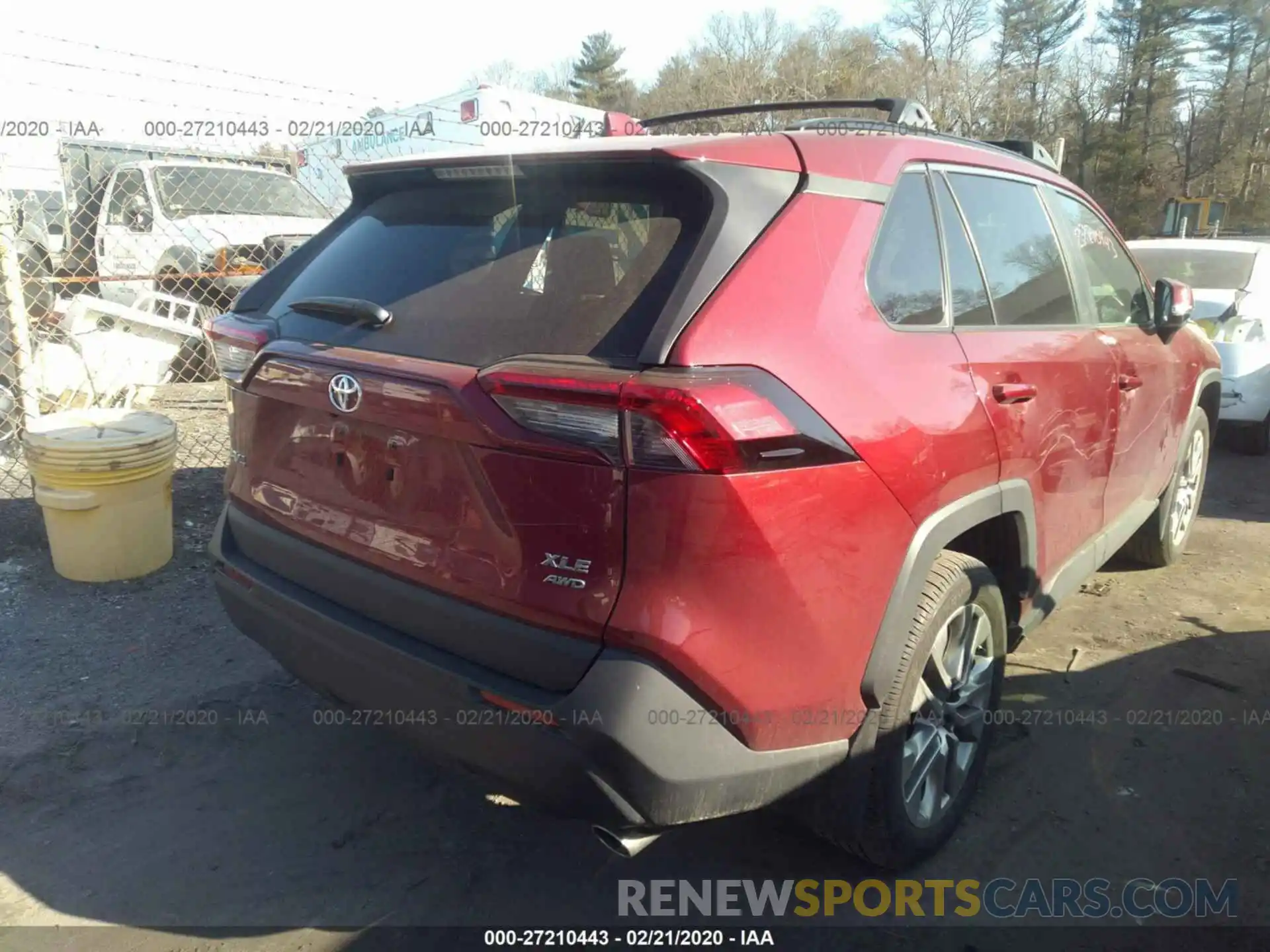 4 Photograph of a damaged car 2T3A1RFV3KC027976 TOYOTA RAV4 2019