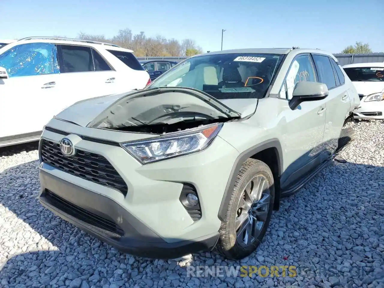 2 Photograph of a damaged car 2T3A1RFV3KW078280 TOYOTA RAV4 2019