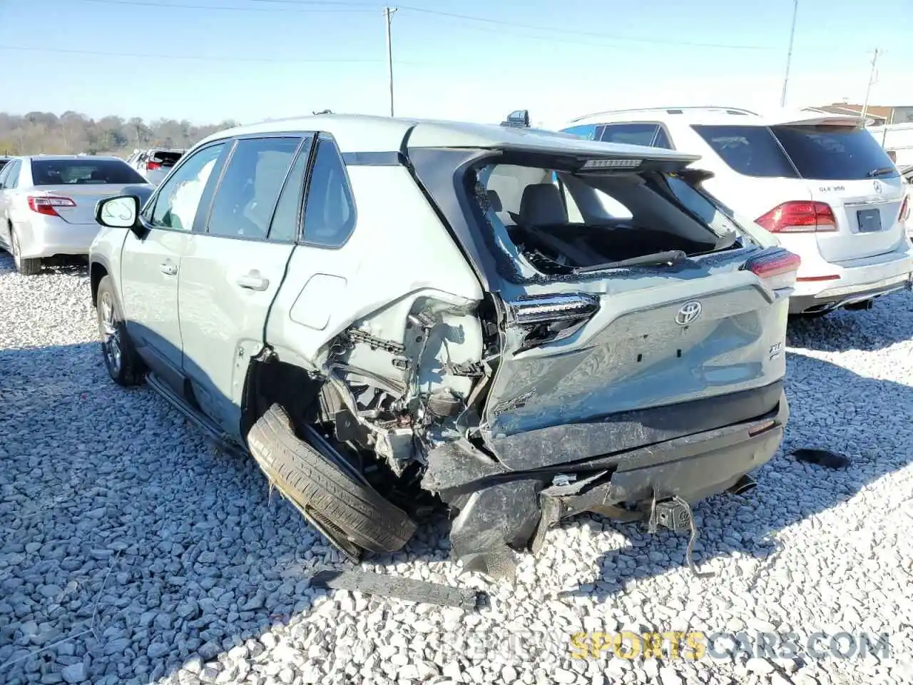 3 Photograph of a damaged car 2T3A1RFV3KW078280 TOYOTA RAV4 2019