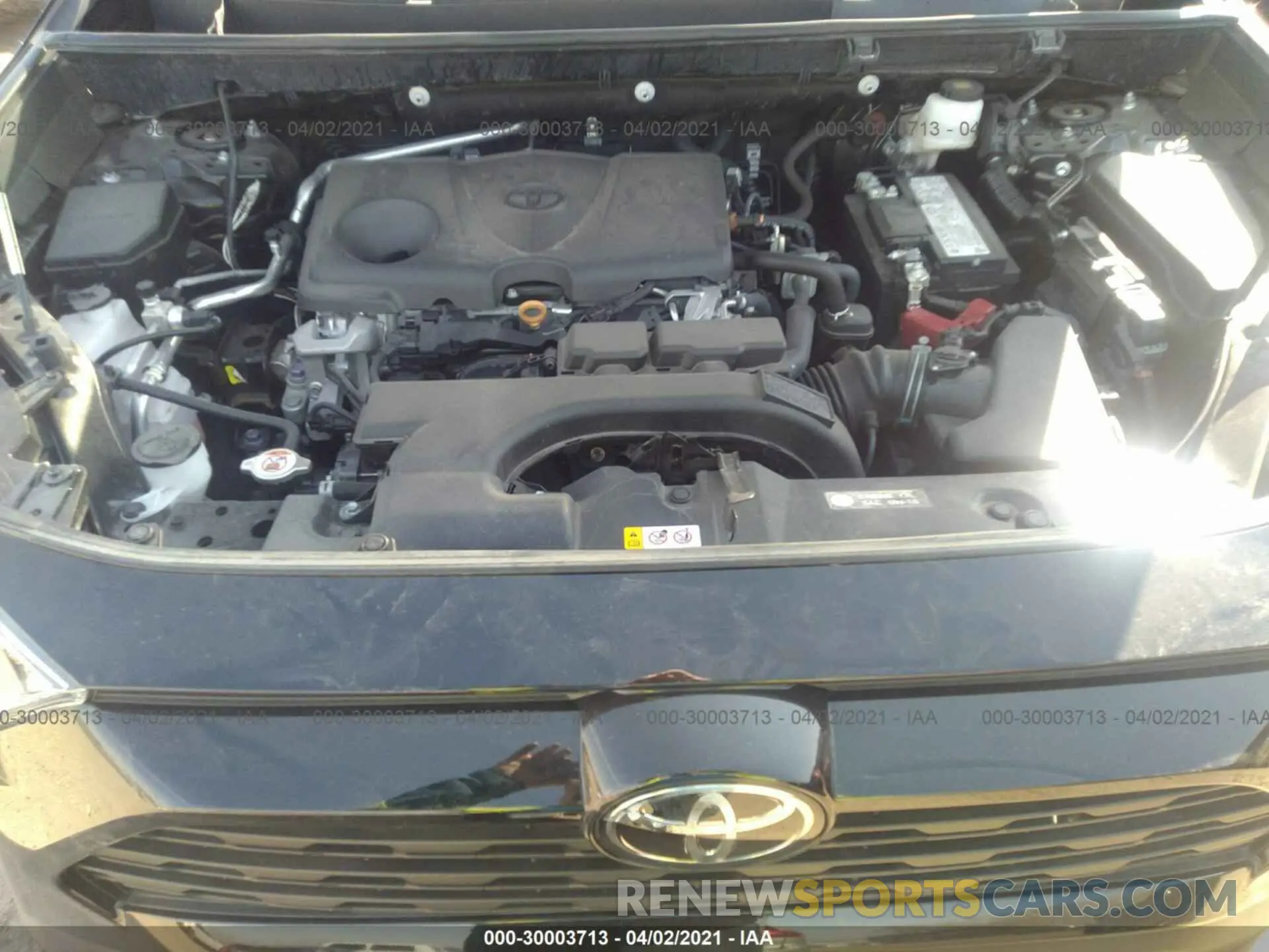 10 Photograph of a damaged car 2T3A1RFV3KW082166 TOYOTA RAV4 2019
