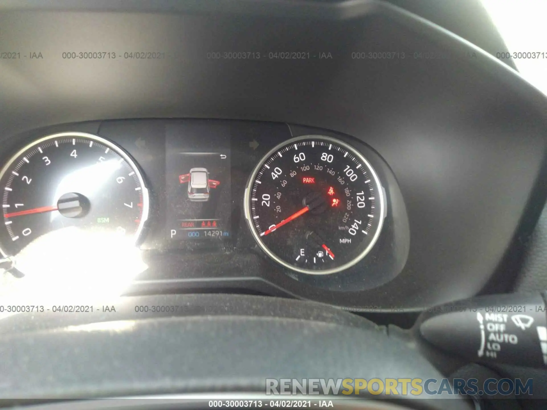 7 Photograph of a damaged car 2T3A1RFV3KW082166 TOYOTA RAV4 2019