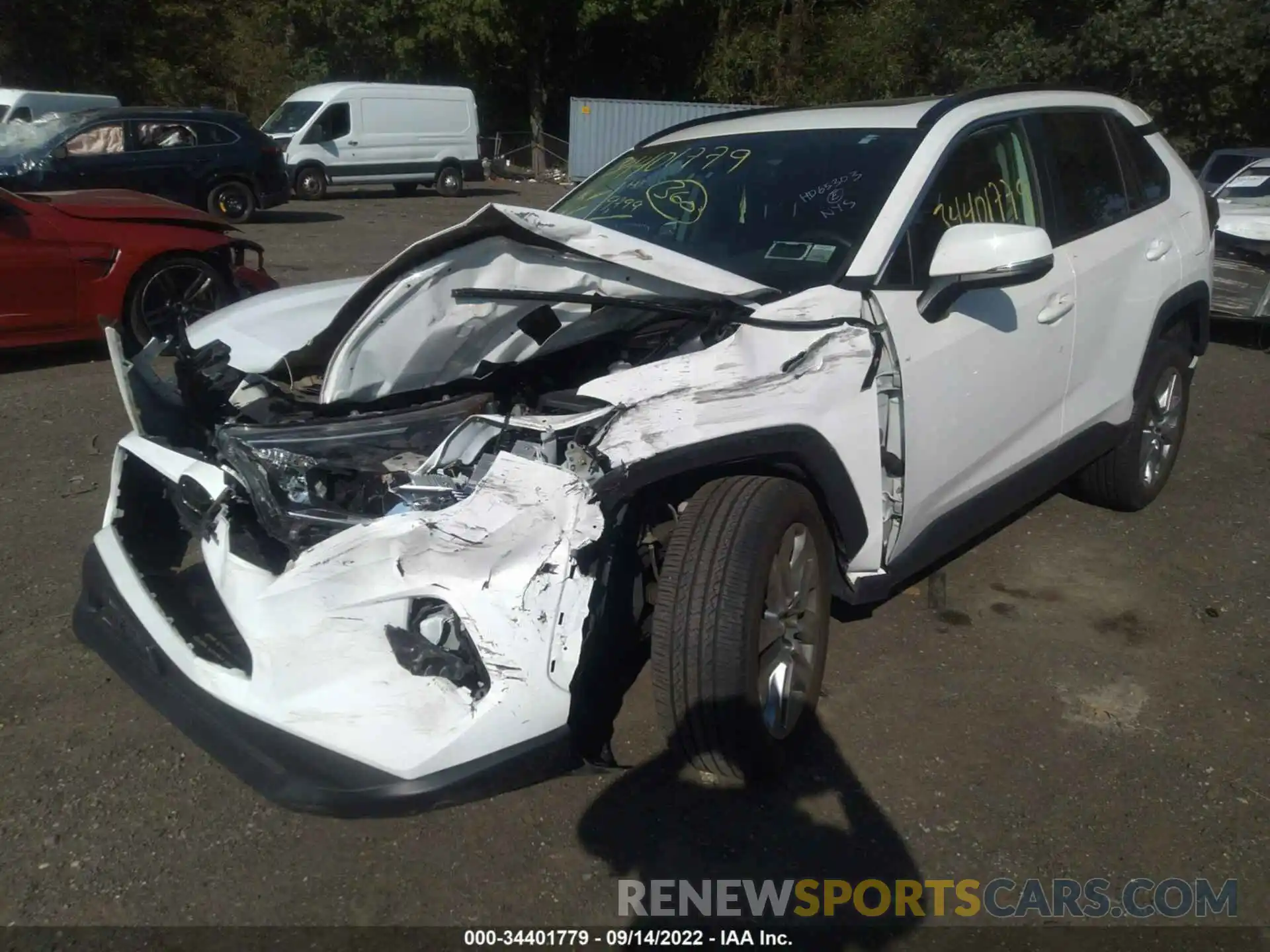 2 Photograph of a damaged car 2T3A1RFV4KC047878 TOYOTA RAV4 2019