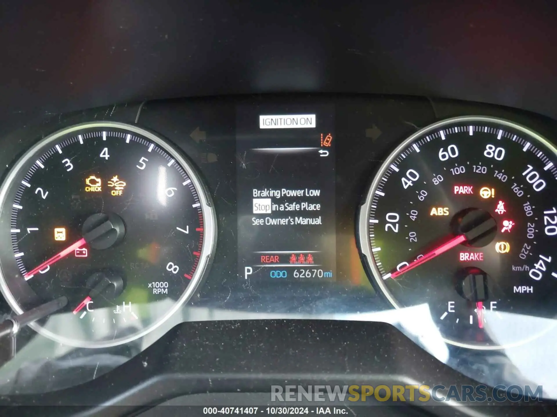 7 Photograph of a damaged car 2T3A1RFV4KC050778 TOYOTA RAV4 2019