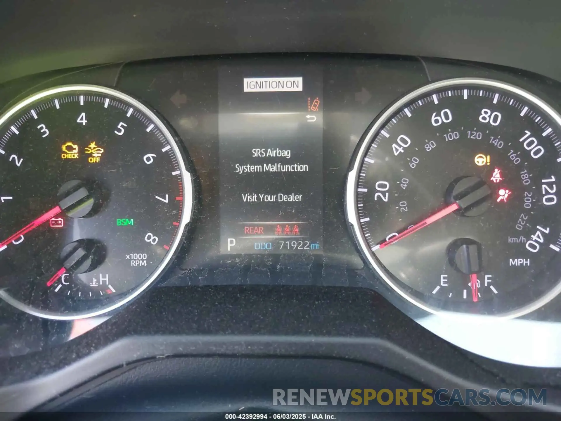7 Photograph of a damaged car 2T3A1RFV5KW053977 TOYOTA RAV4 2019