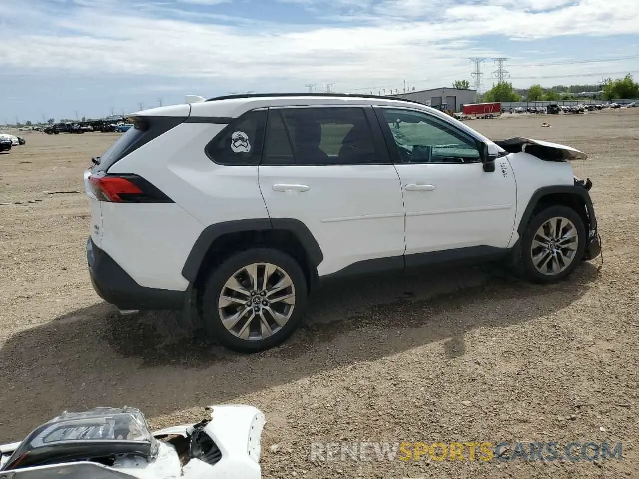 3 Photograph of a damaged car 2T3A1RFV6KW078516 TOYOTA RAV4 2019