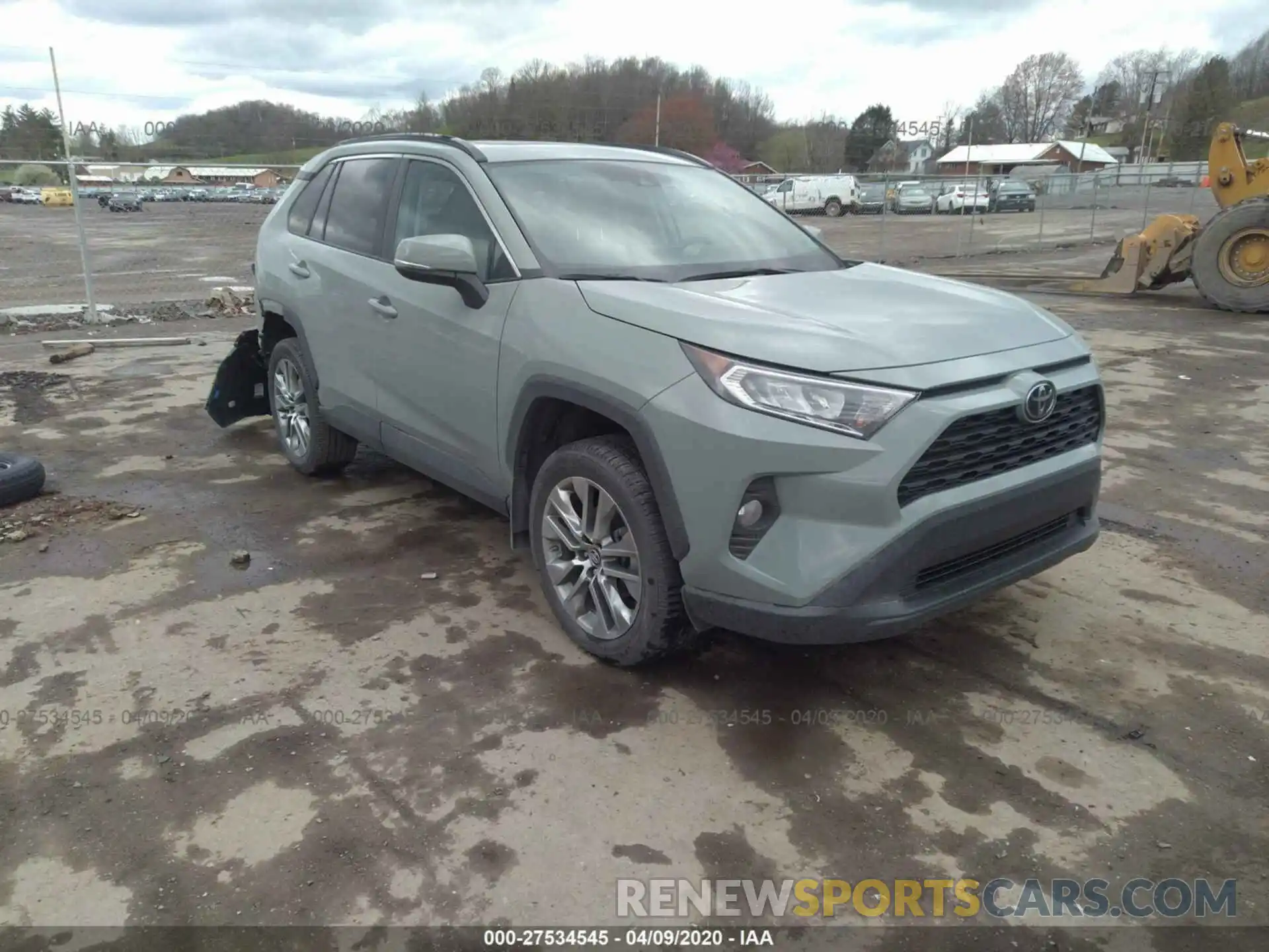 1 Photograph of a damaged car 2T3A1RFV7KC027690 TOYOTA RAV4 2019