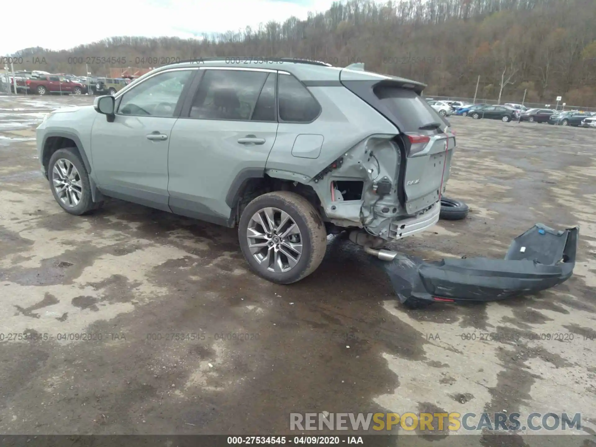 3 Photograph of a damaged car 2T3A1RFV7KC027690 TOYOTA RAV4 2019