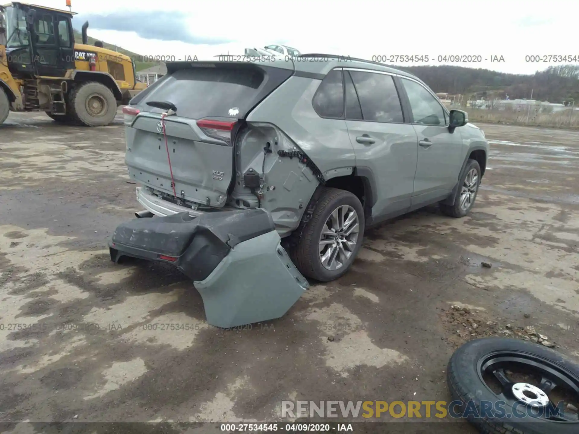 4 Photograph of a damaged car 2T3A1RFV7KC027690 TOYOTA RAV4 2019