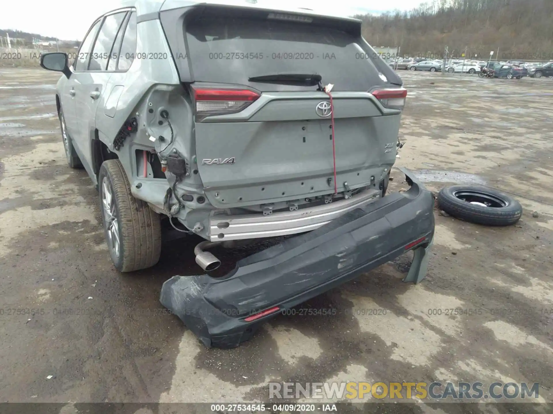 6 Photograph of a damaged car 2T3A1RFV7KC027690 TOYOTA RAV4 2019