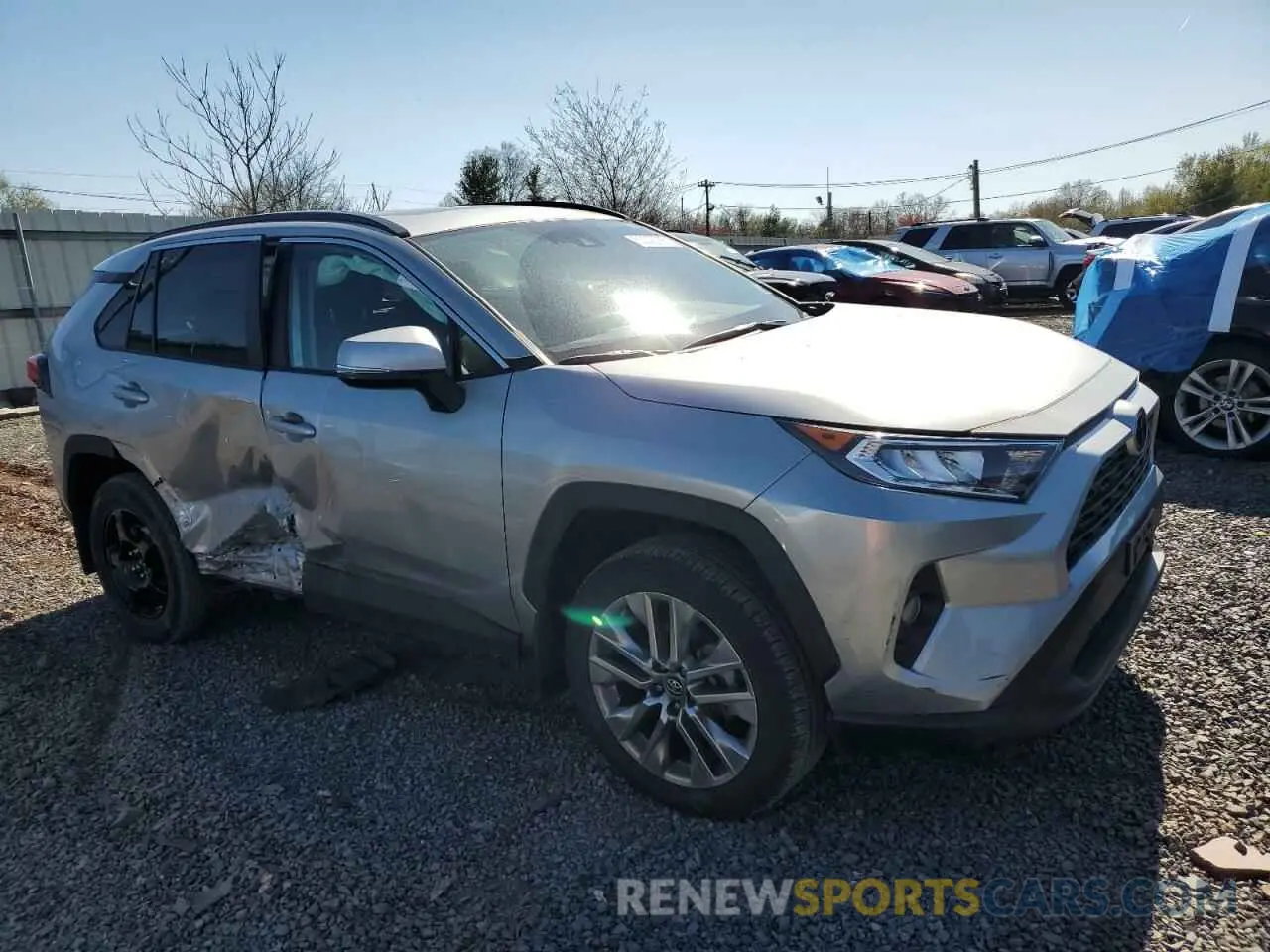 4 Photograph of a damaged car 2T3A1RFV7KC030881 TOYOTA RAV4 2019