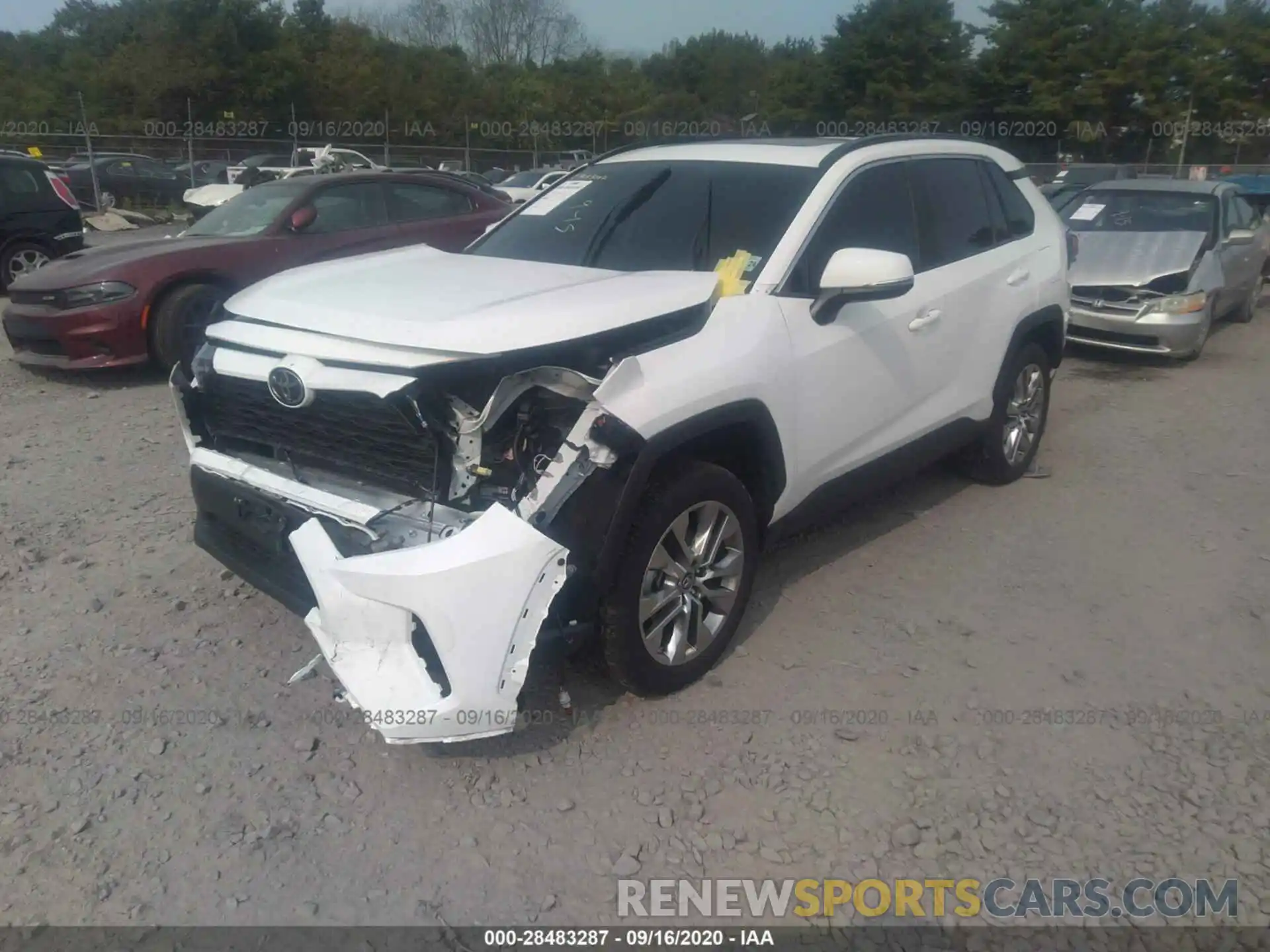 2 Photograph of a damaged car 2T3A1RFV7KC049432 TOYOTA RAV4 2019