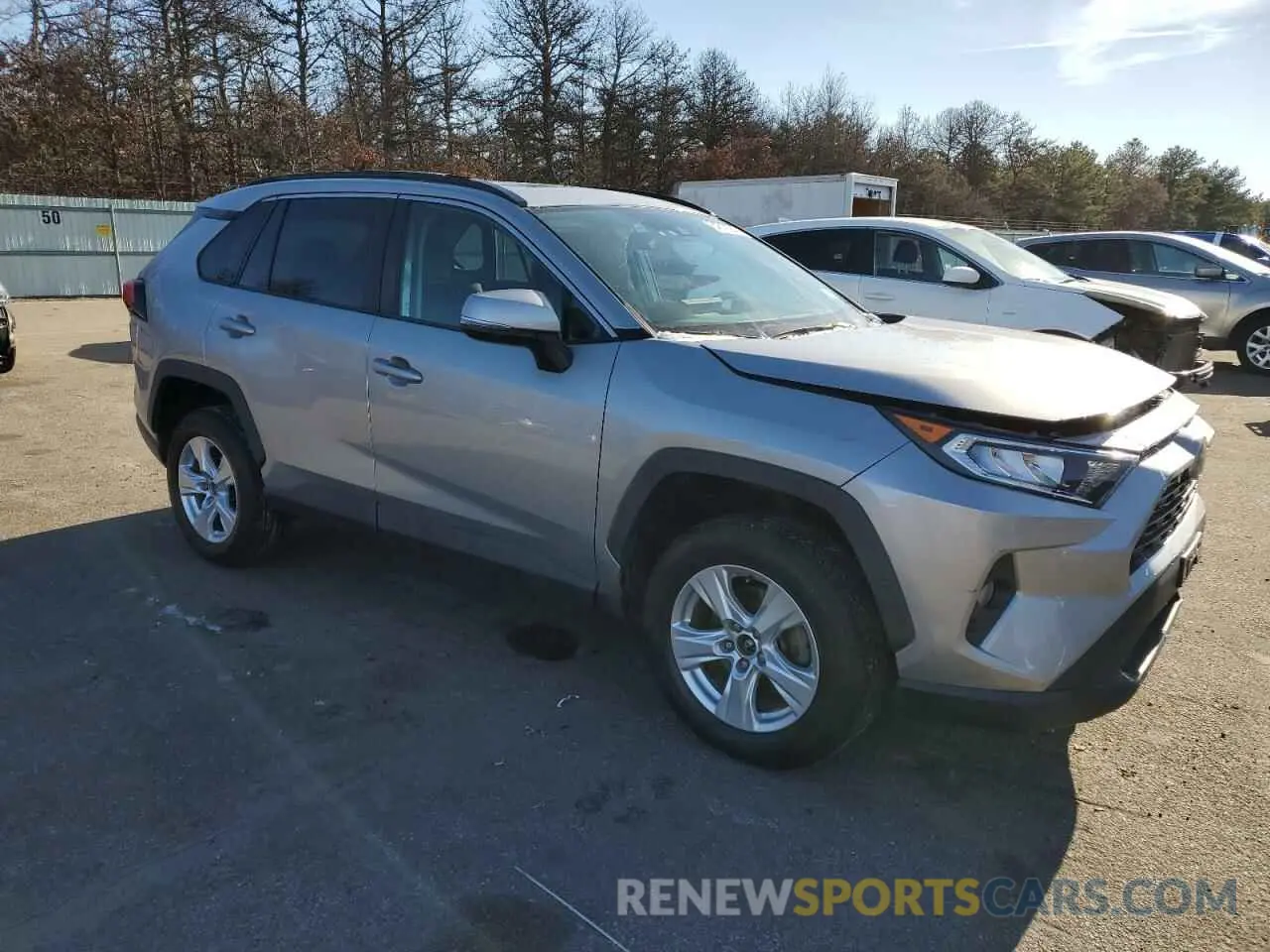 4 Photograph of a damaged car 2T3A1RFV8KC031456 TOYOTA RAV4 2019