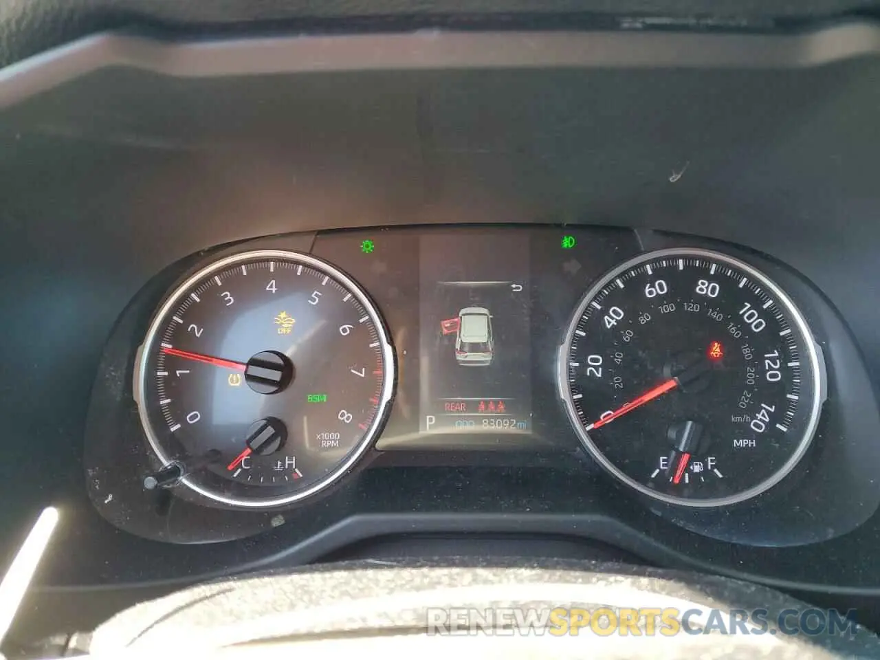 9 Photograph of a damaged car 2T3A1RFV8KC031456 TOYOTA RAV4 2019