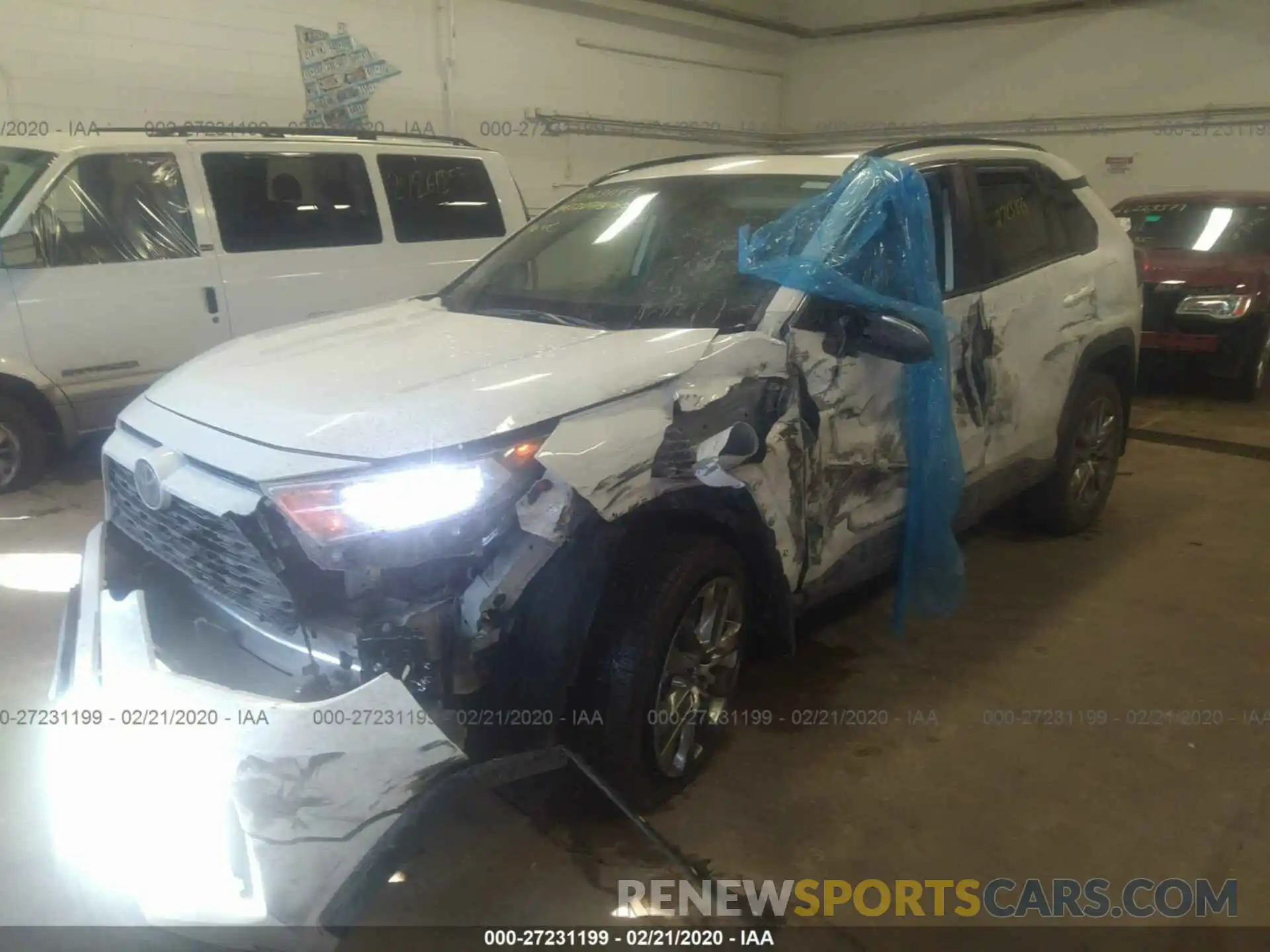 6 Photograph of a damaged car 2T3A1RFV8KW061281 TOYOTA RAV4 2019