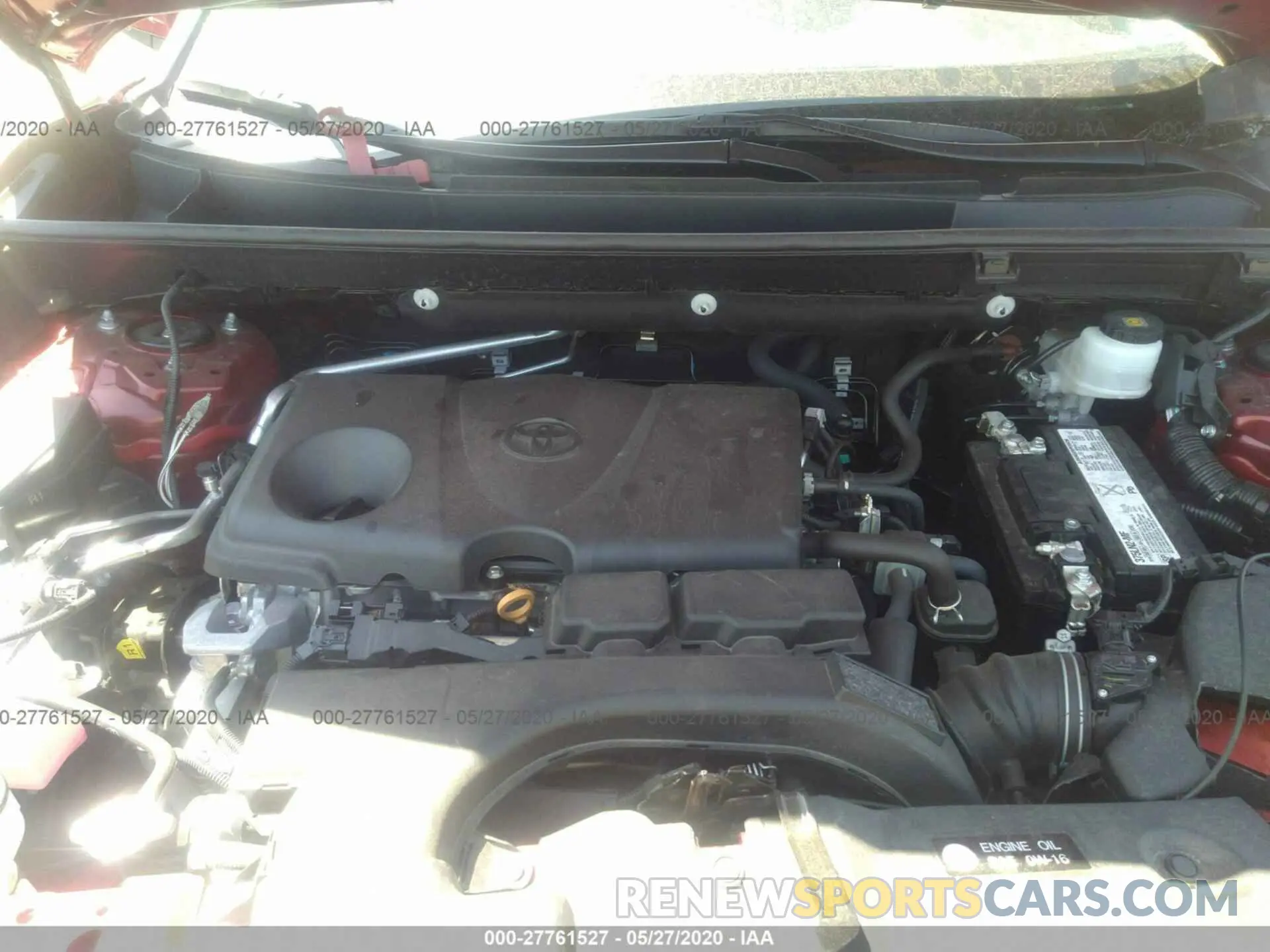 10 Photograph of a damaged car 2T3A1RFV9KC023883 TOYOTA RAV4 2019