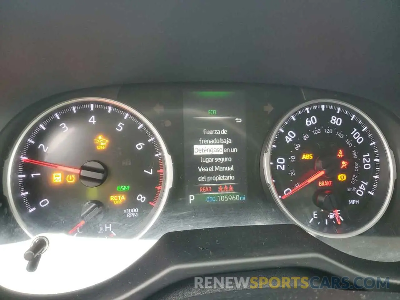 9 Photograph of a damaged car 2T3A1RFV9KC040750 TOYOTA RAV4 2019
