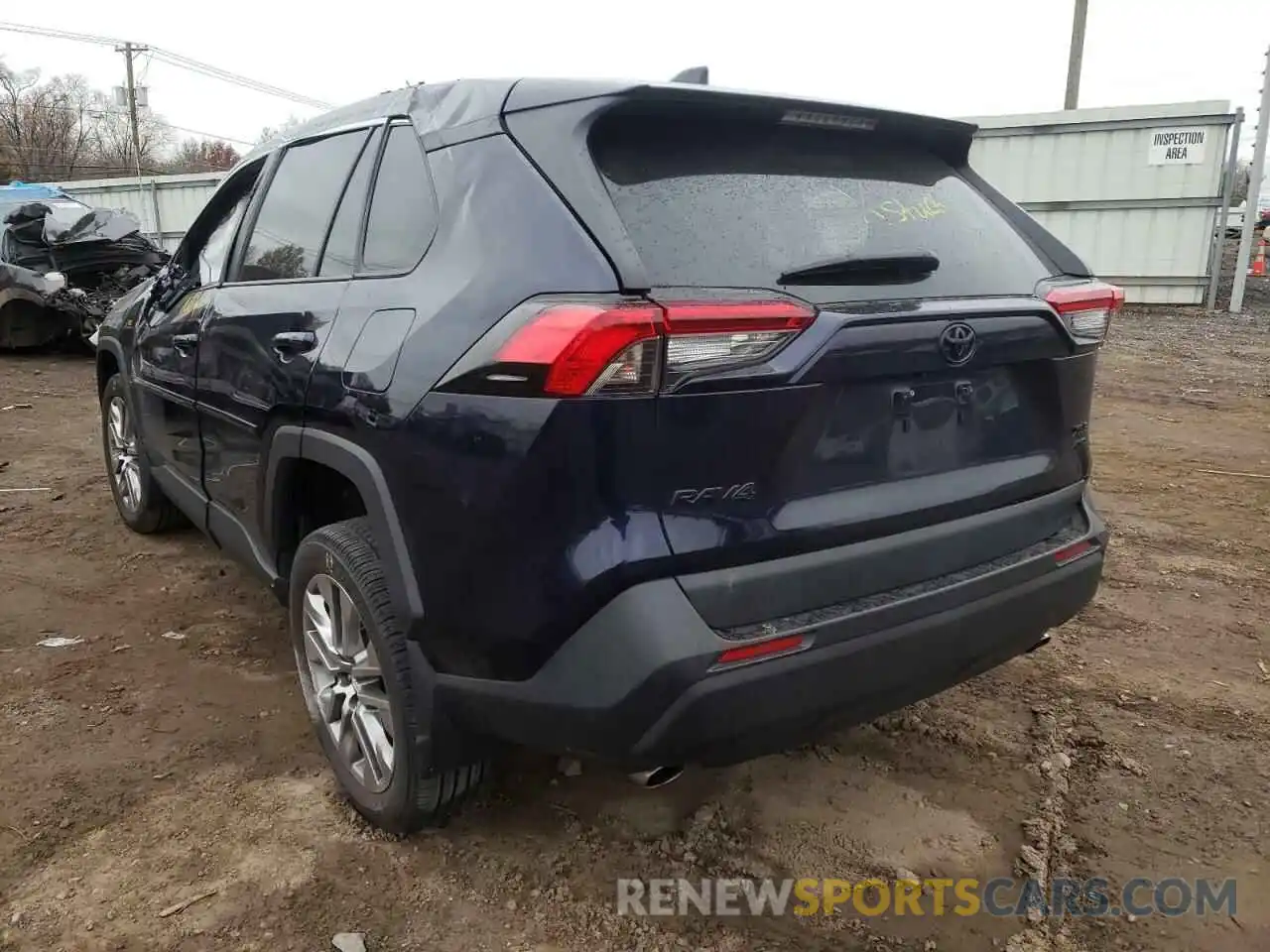 3 Photograph of a damaged car 2T3A1RFV9KC045561 TOYOTA RAV4 2019