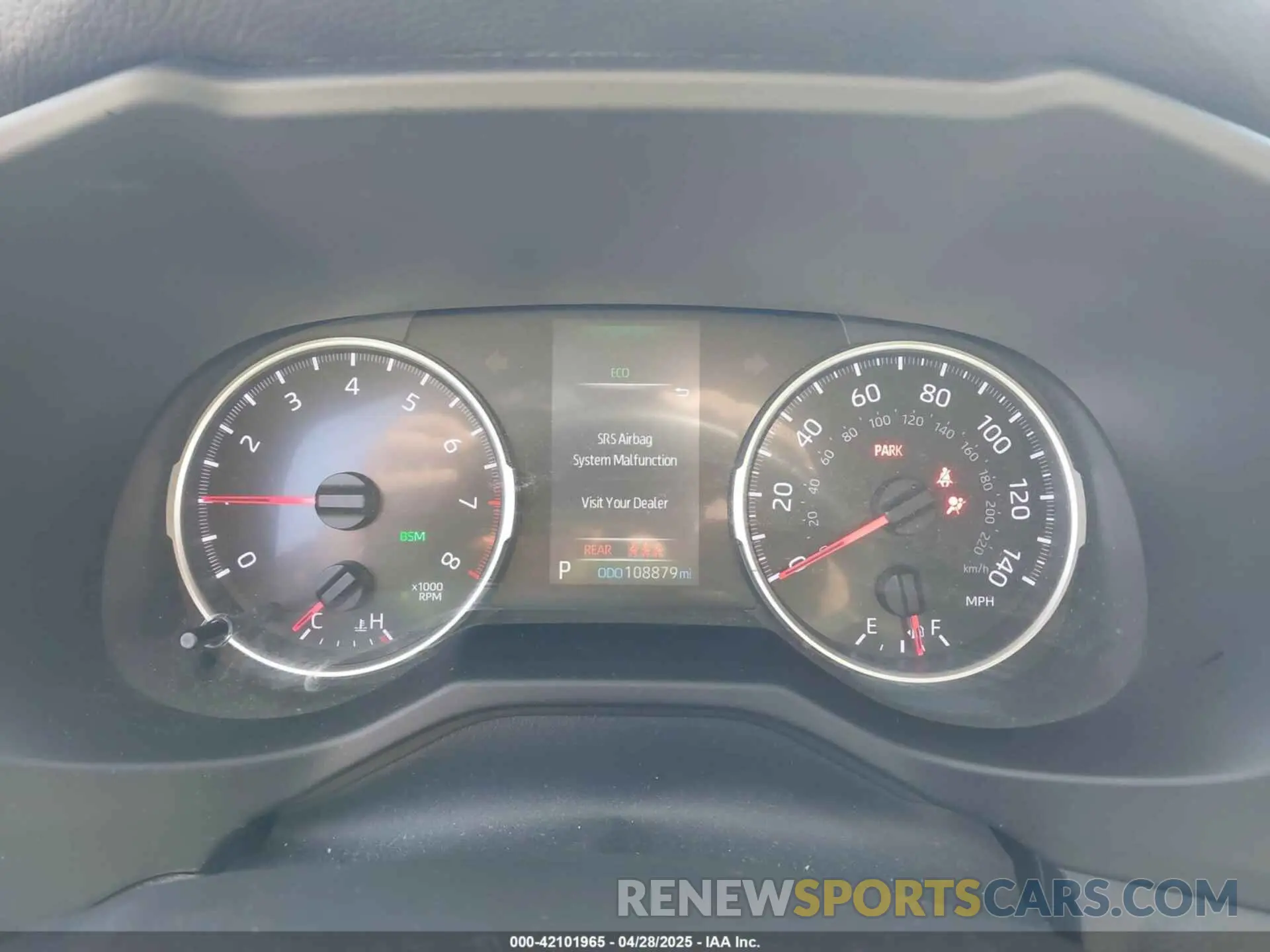 7 Photograph of a damaged car 2T3A1RFVXKC026386 TOYOTA RAV4 2019