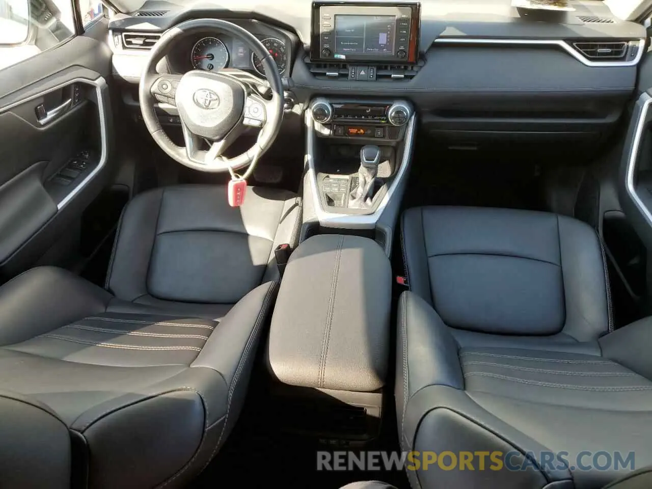 8 Photograph of a damaged car 2T3A1RFVXKC044970 TOYOTA RAV4 2019