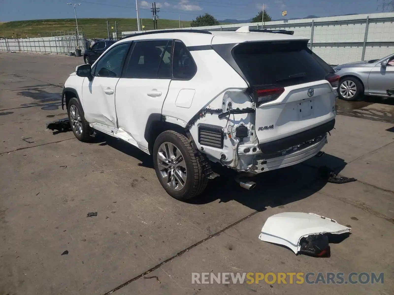 3 Photograph of a damaged car 2T3A1RFVXKC047223 TOYOTA RAV4 2019