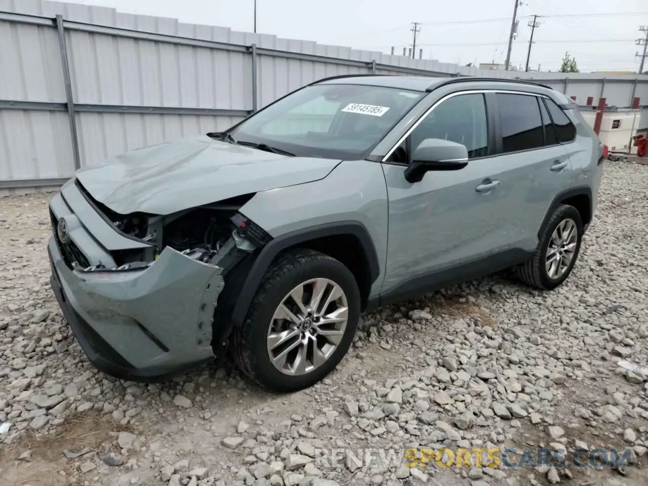 1 Photograph of a damaged car 2T3A1RFVXKW023048 TOYOTA RAV4 2019