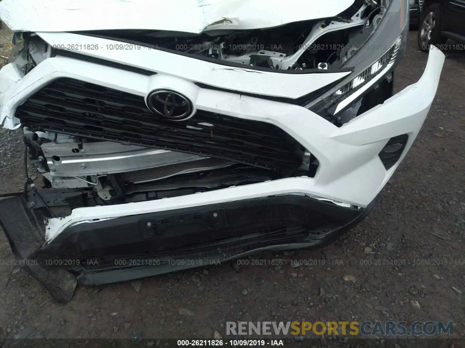 6 Photograph of a damaged car 2T3A1RFVXKW051321 TOYOTA RAV4 2019