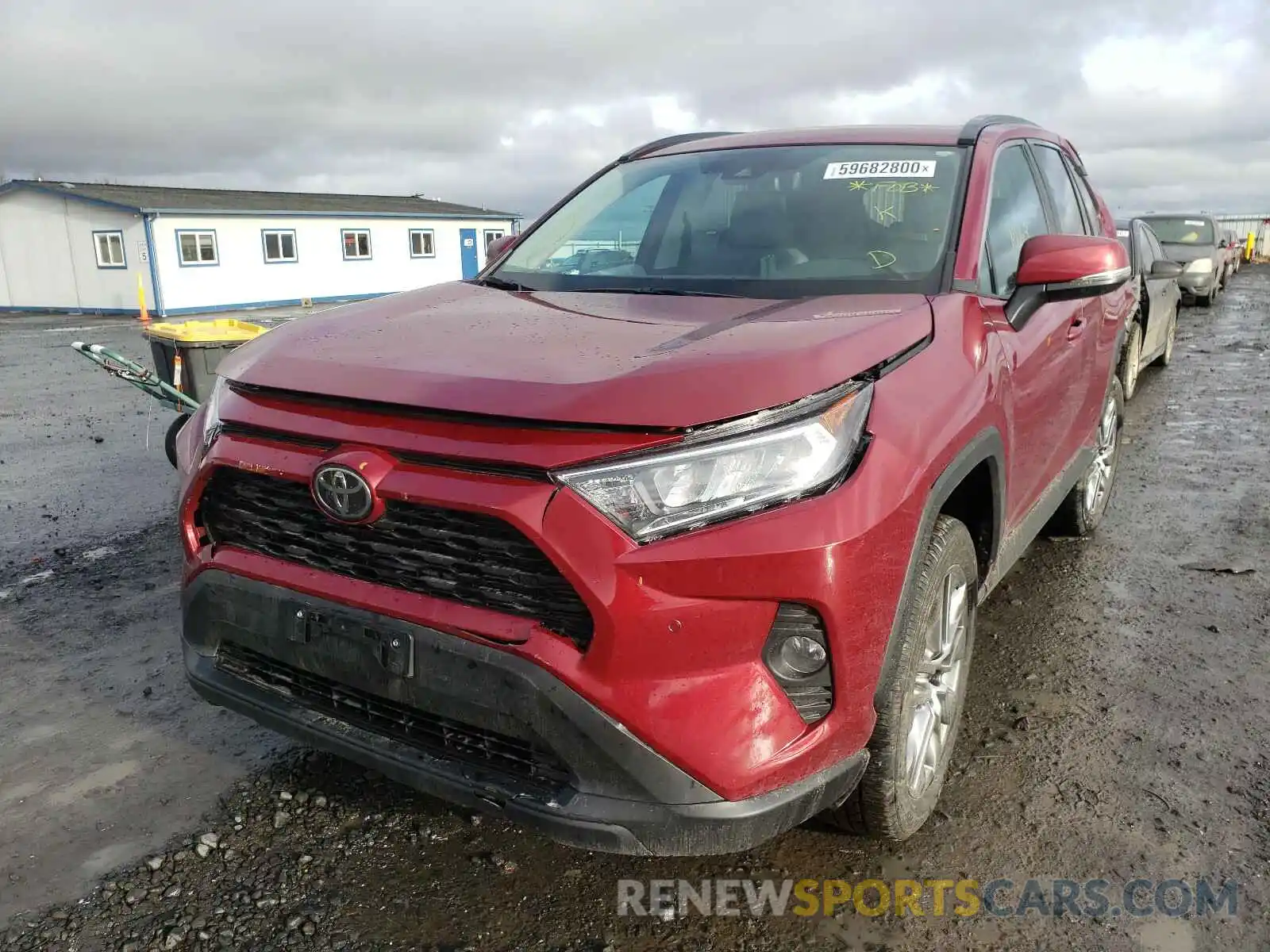 2 Photograph of a damaged car 2T3A1RFVXKW078681 TOYOTA RAV4 2019