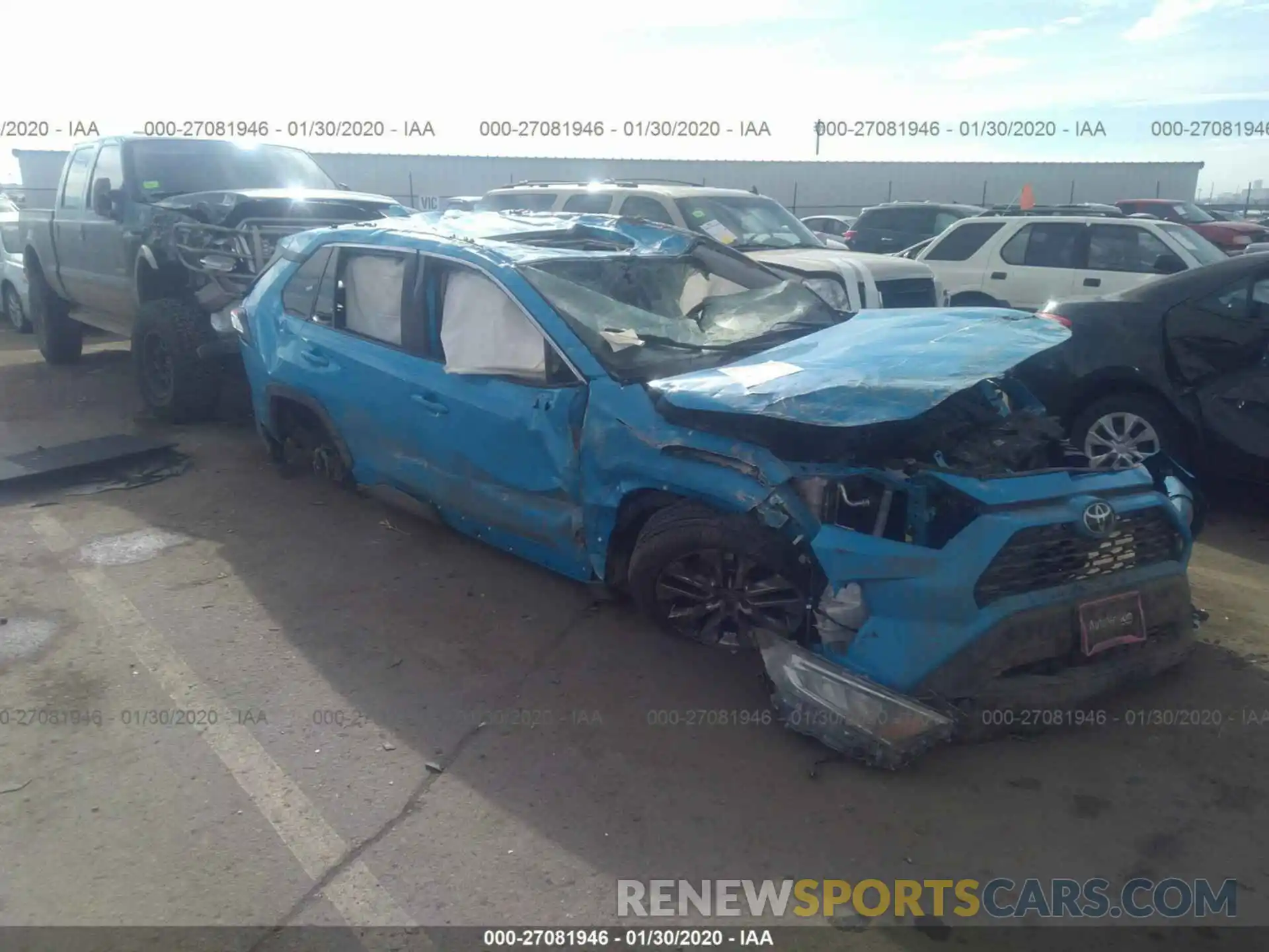 6 Photograph of a damaged car 2T3A1RFVXKW079152 TOYOTA RAV4 2019