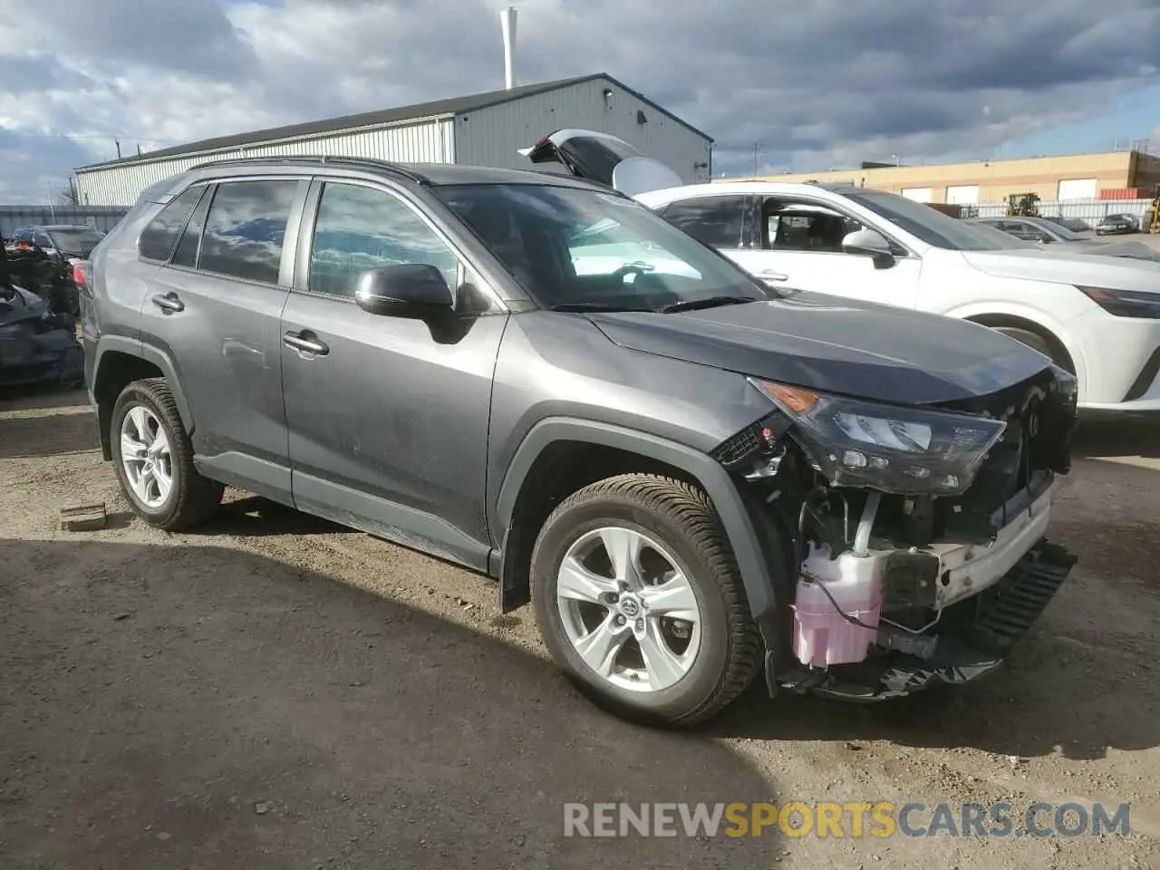 4 Photograph of a damaged car 2T3B1RFV0KW018655 TOYOTA RAV4 2019