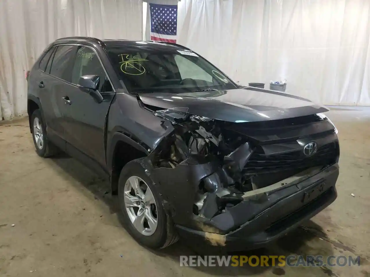 1 Photograph of a damaged car 2T3B1RFV2KC038455 TOYOTA RAV4 2019