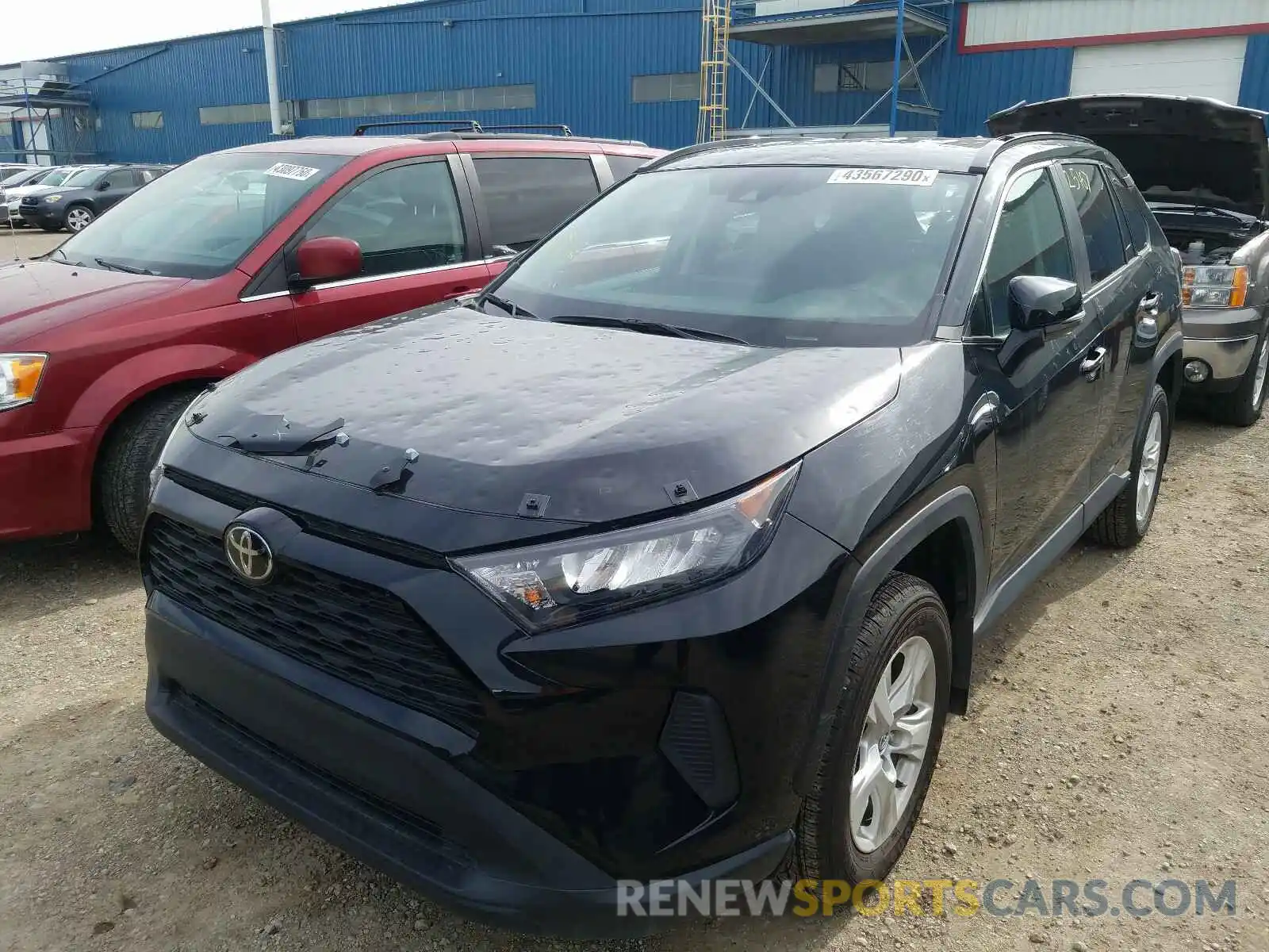 2 Photograph of a damaged car 2T3B1RFV3KW058695 TOYOTA RAV4 2019