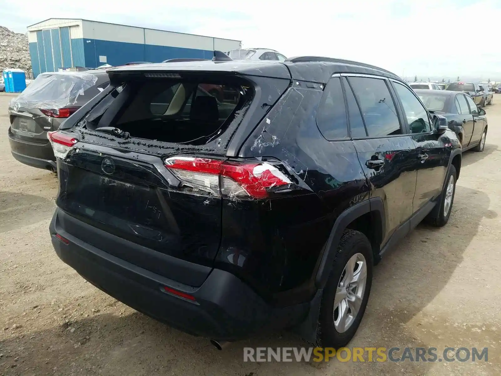 4 Photograph of a damaged car 2T3B1RFV3KW058695 TOYOTA RAV4 2019