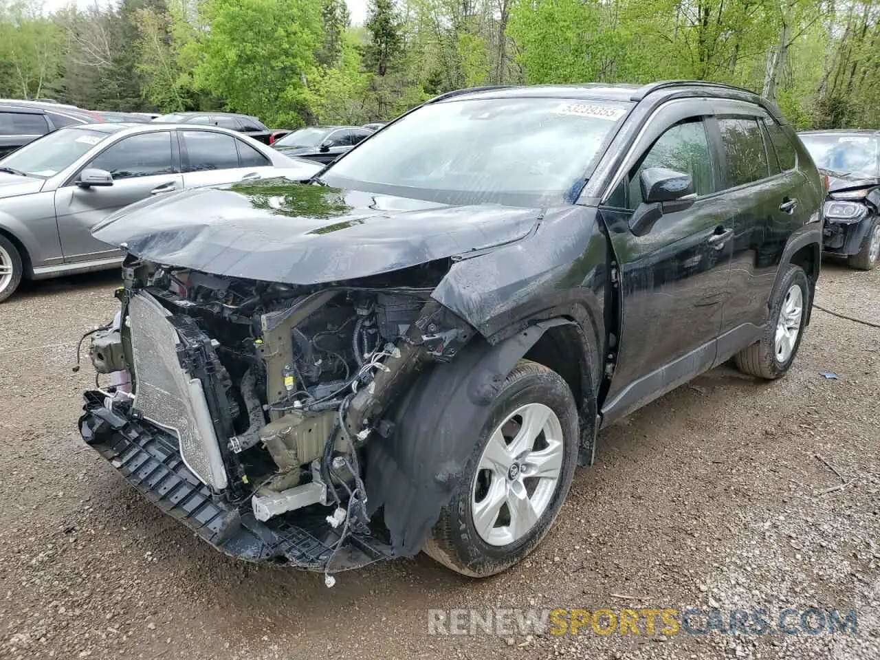 1 Photograph of a damaged car 2T3B1RFV4KW062707 TOYOTA RAV4 2019