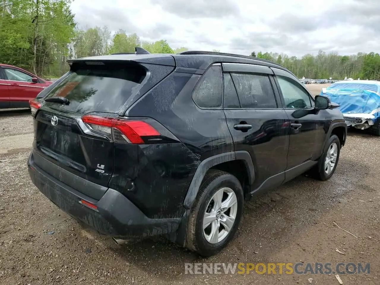 3 Photograph of a damaged car 2T3B1RFV4KW062707 TOYOTA RAV4 2019