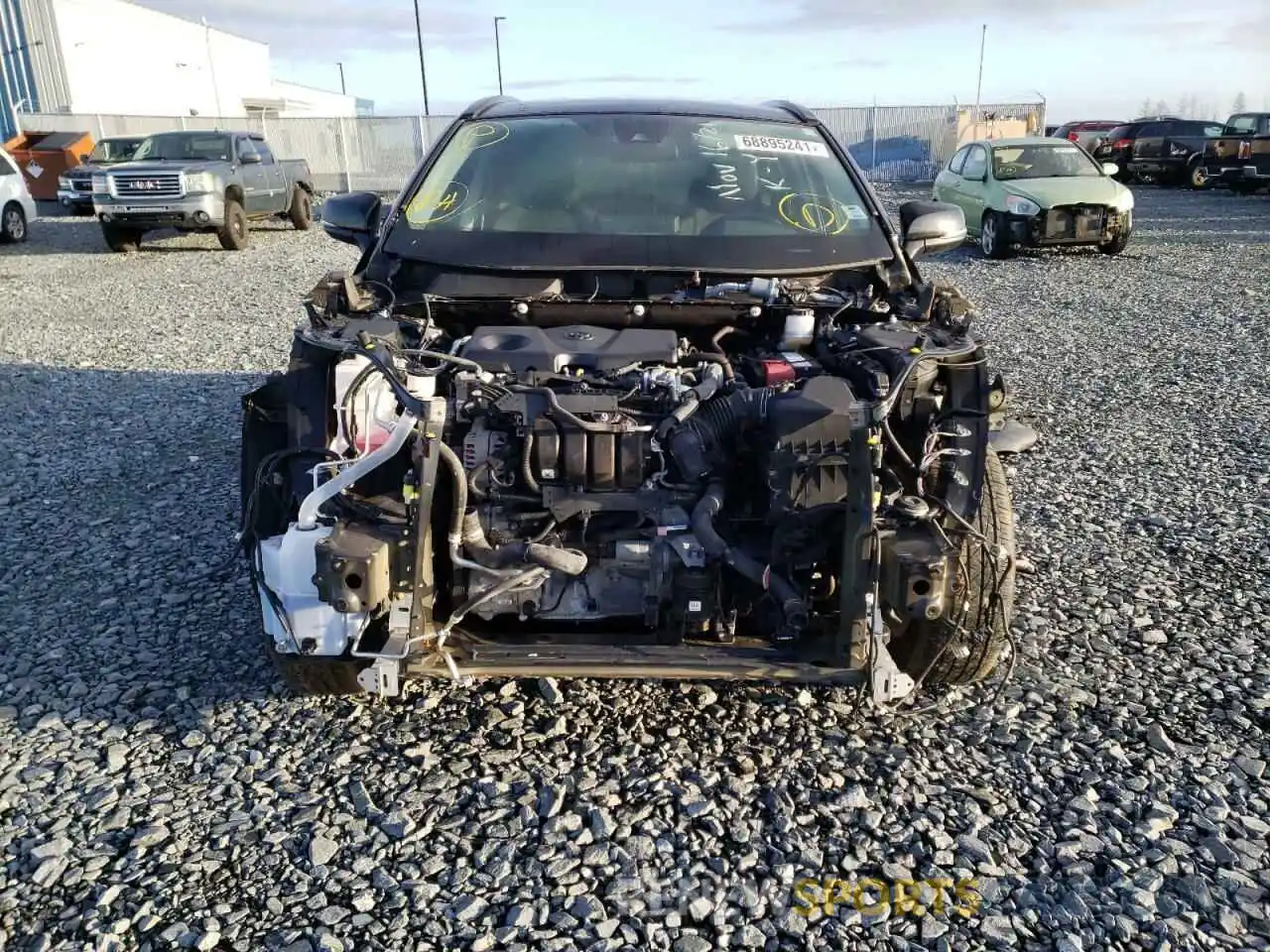 9 Photograph of a damaged car 2T3B1RFV6KC027281 TOYOTA RAV4 2019