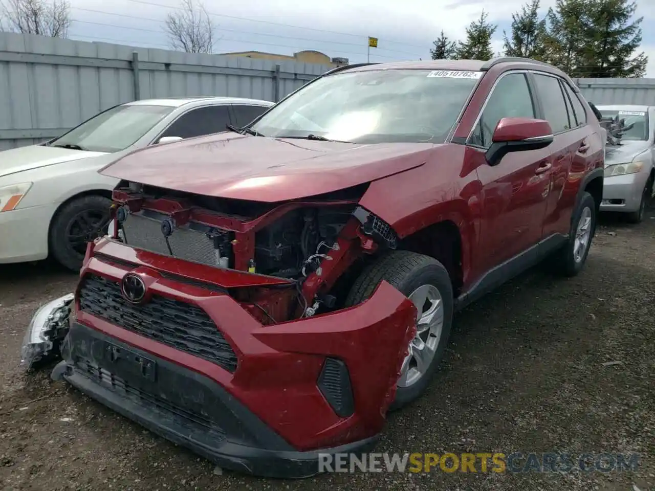 2 Photograph of a damaged car 2T3B1RFV6KC057946 TOYOTA RAV4 2019