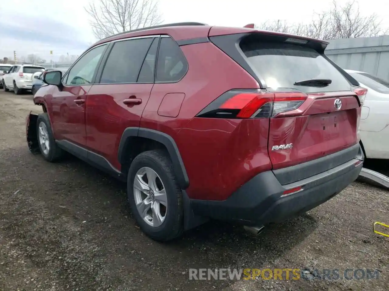 3 Photograph of a damaged car 2T3B1RFV6KC057946 TOYOTA RAV4 2019