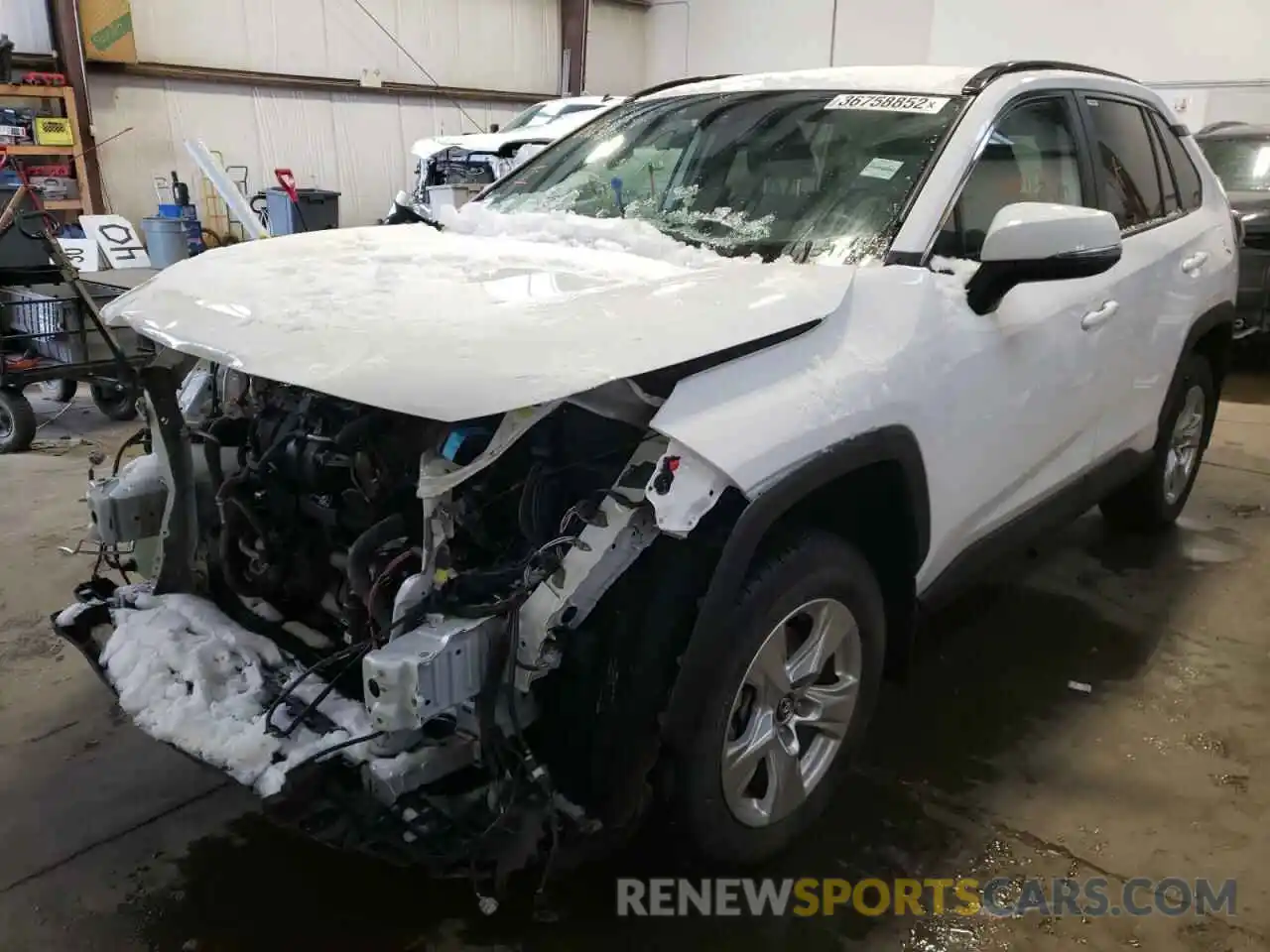 2 Photograph of a damaged car 2T3B1RFV7KC037950 TOYOTA RAV4 2019