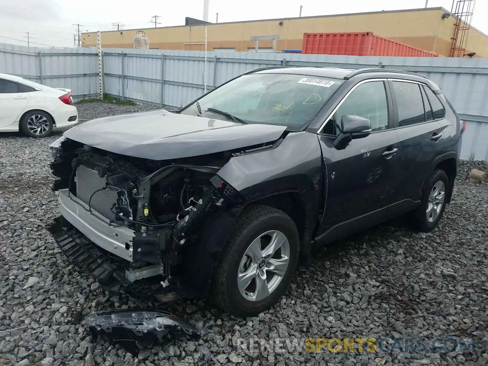 2 Photograph of a damaged car 2T3B1RFV9KW011669 TOYOTA RAV4 2019