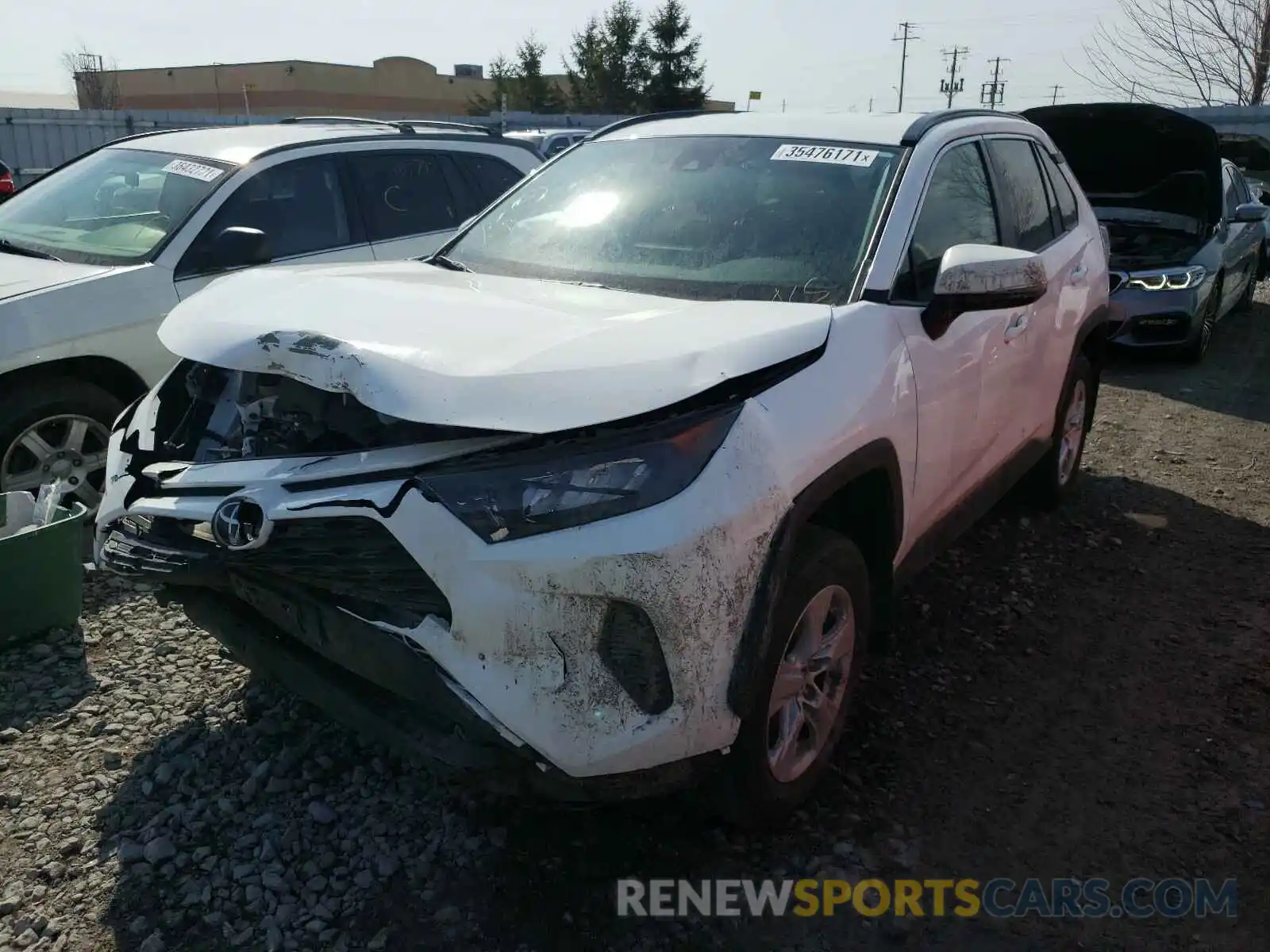 2 Photograph of a damaged car 2T3B1RFV9KW016449 TOYOTA RAV4 2019