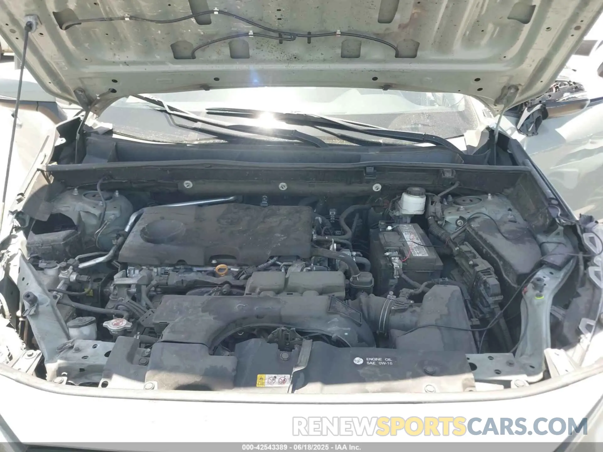 10 Photograph of a damaged car 2T3C1RFV0KC012974 TOYOTA RAV4 2019