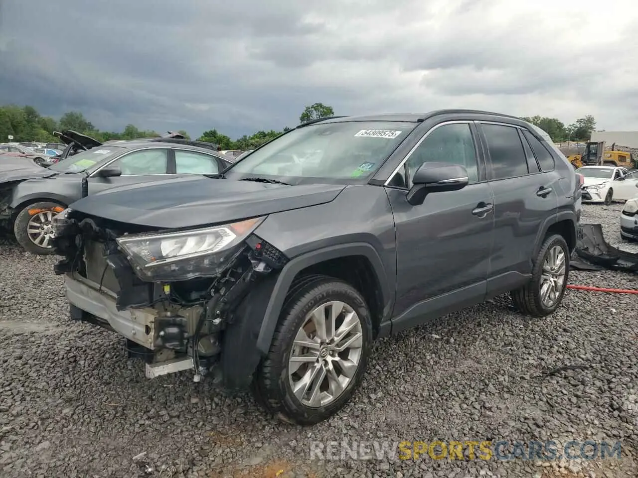 1 Photograph of a damaged car 2T3C1RFV0KC013297 TOYOTA RAV4 2019