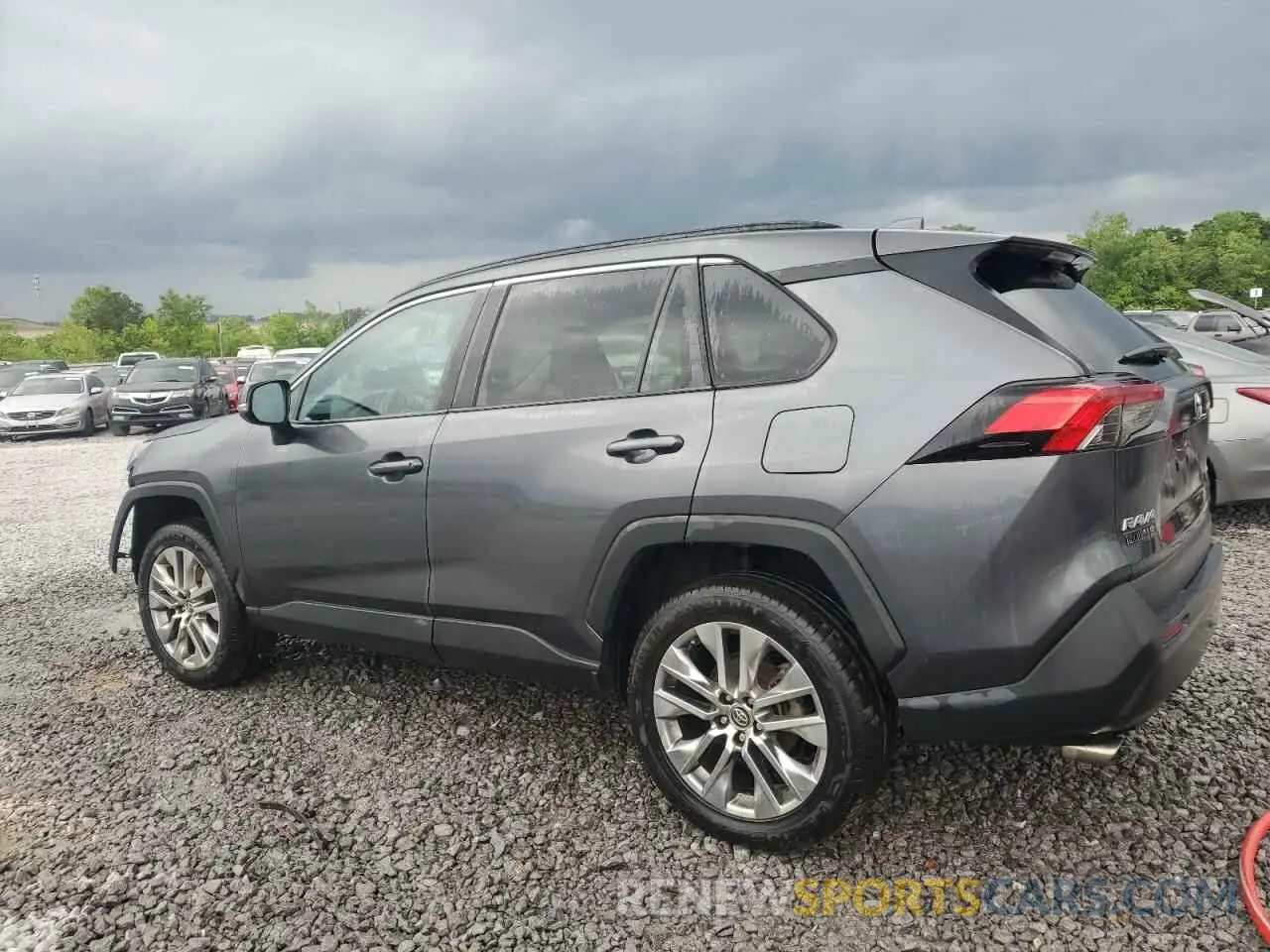 2 Photograph of a damaged car 2T3C1RFV0KC013297 TOYOTA RAV4 2019