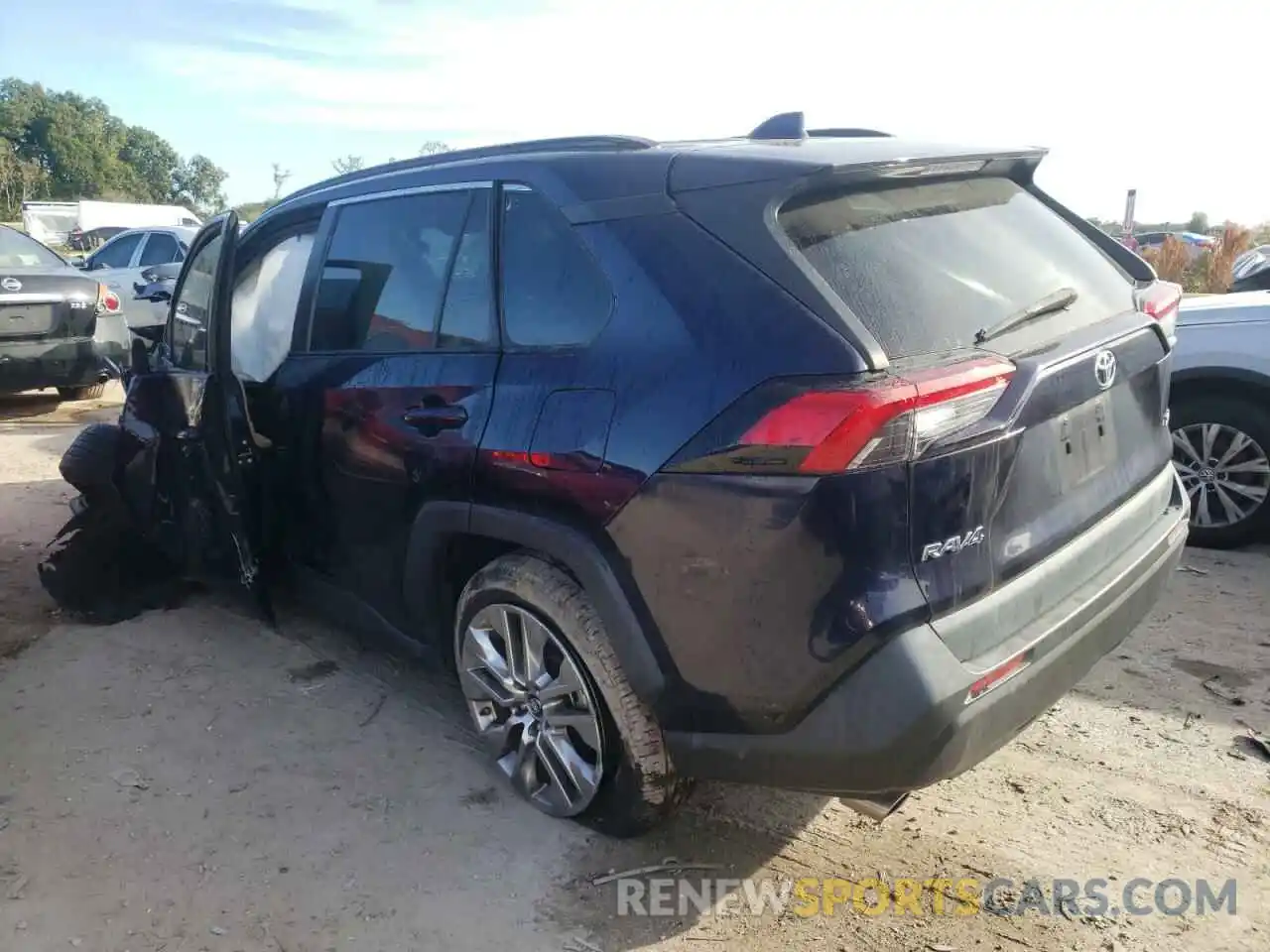 3 Photograph of a damaged car 2T3C1RFV0KC014157 TOYOTA RAV4 2019