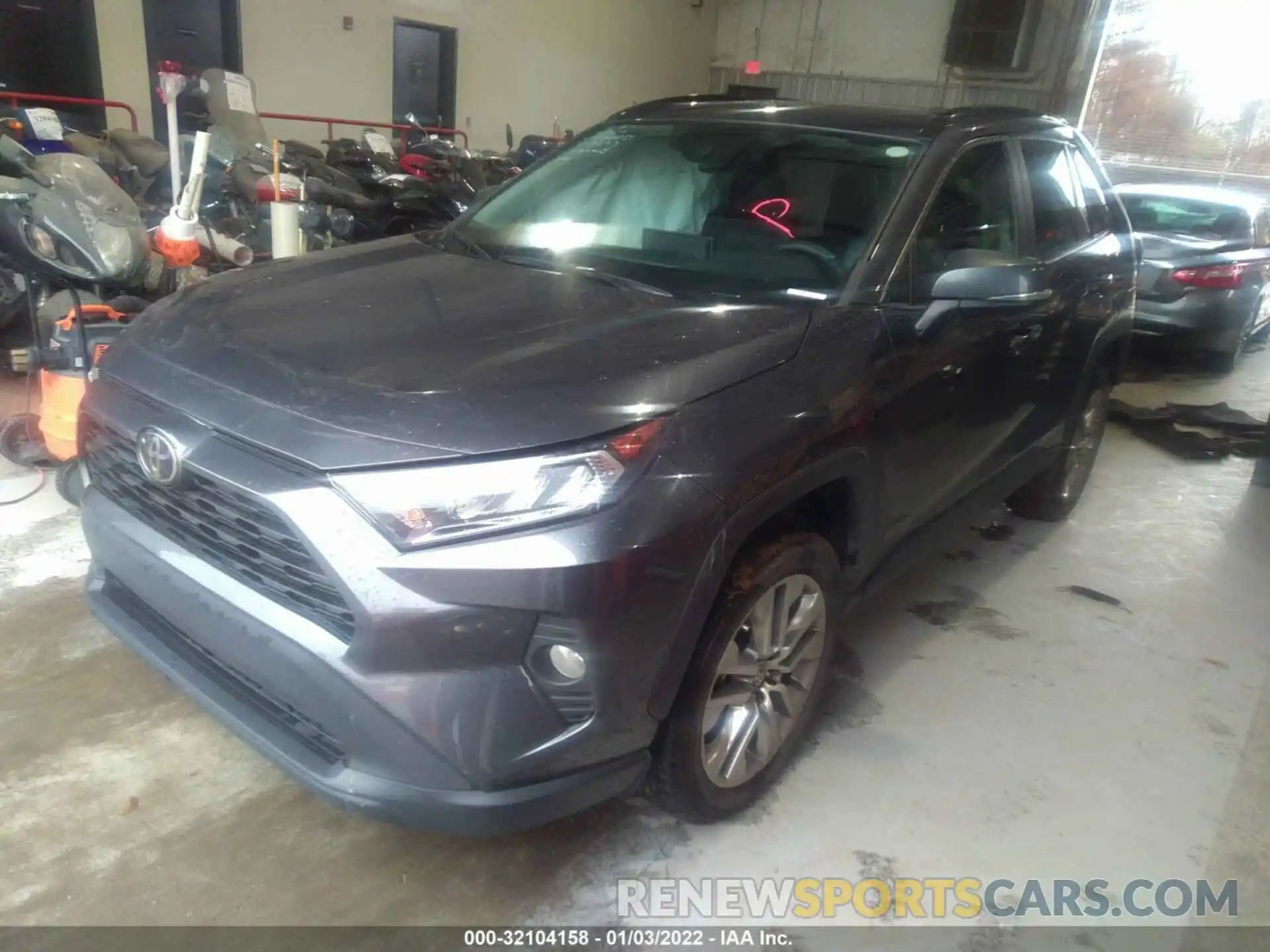 2 Photograph of a damaged car 2T3C1RFV0KC019293 TOYOTA RAV4 2019