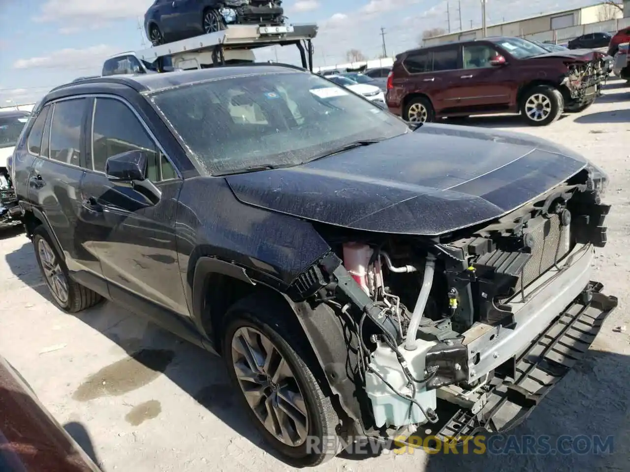 4 Photograph of a damaged car 2T3C1RFV0KW014089 TOYOTA RAV4 2019