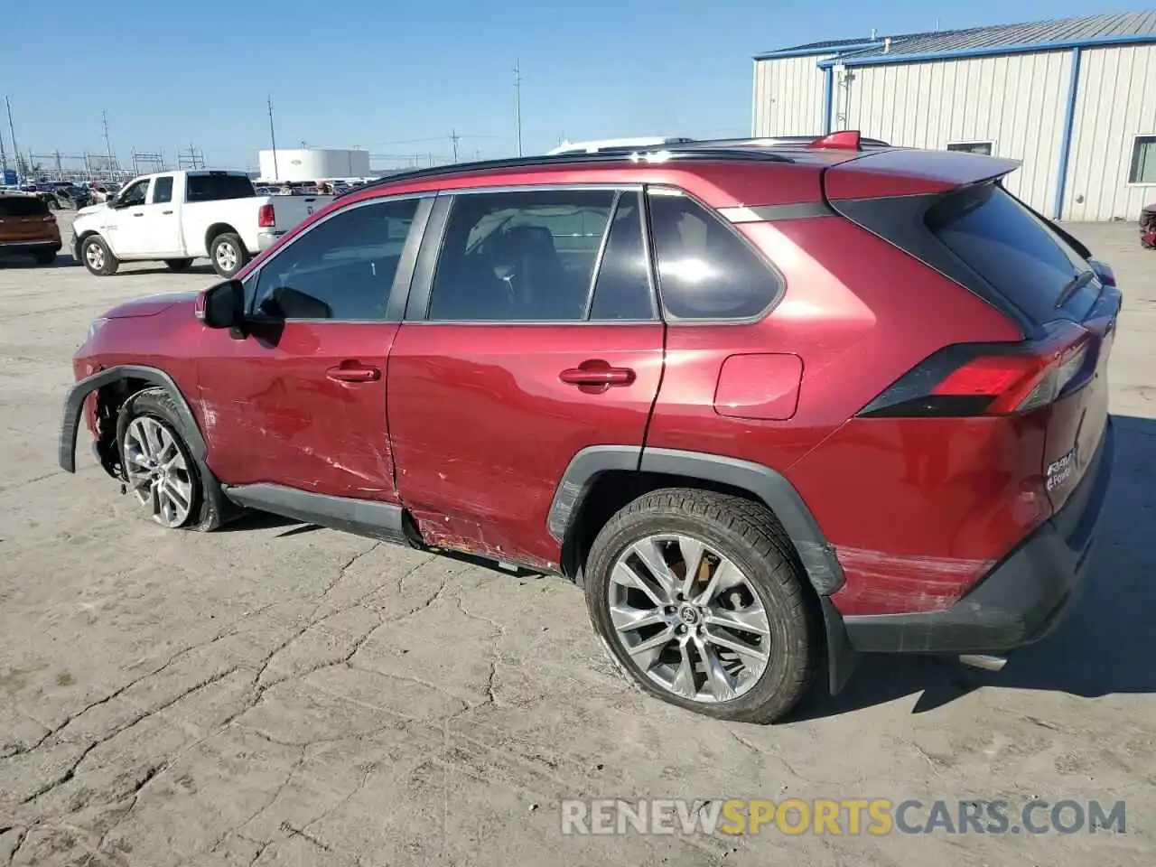 2 Photograph of a damaged car 2T3C1RFV0KW022449 TOYOTA RAV4 2019