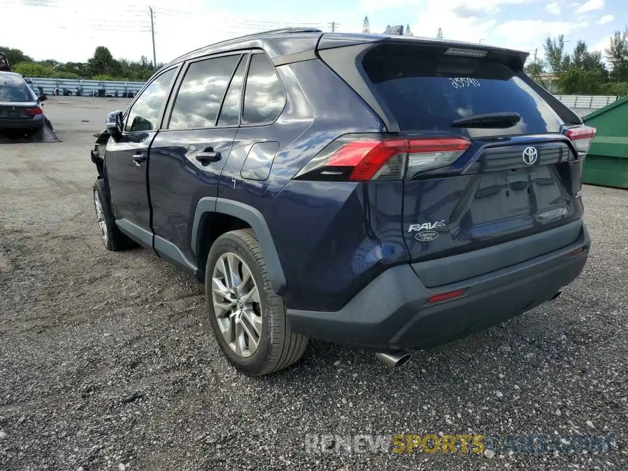 3 Photograph of a damaged car 2T3C1RFV0KW031149 TOYOTA RAV4 2019