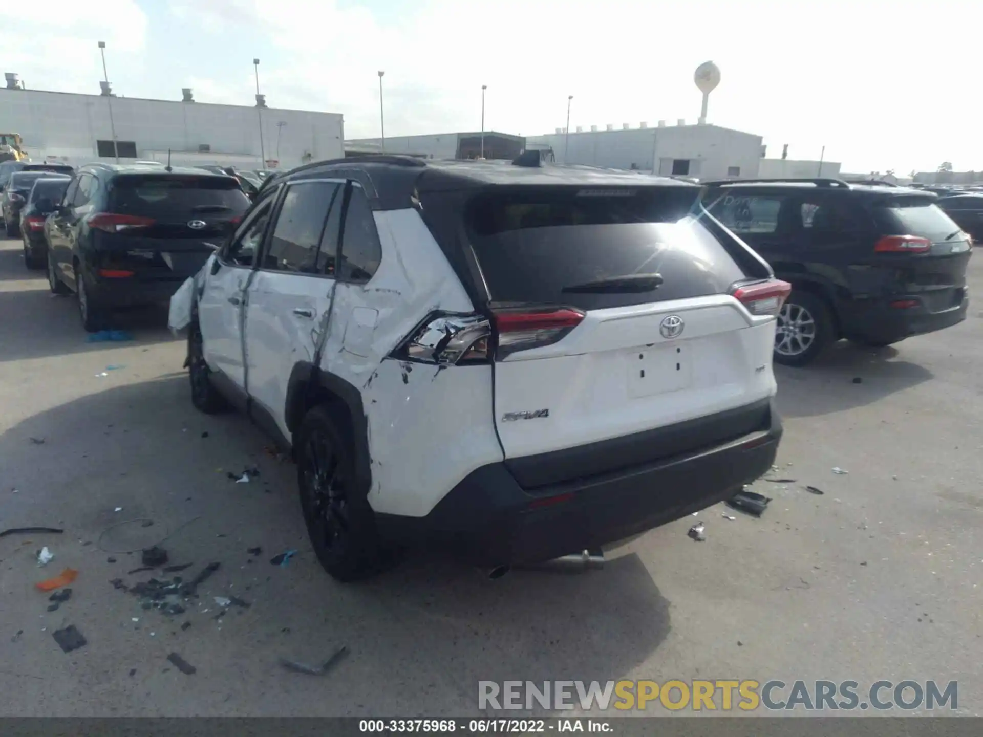 3 Photograph of a damaged car 2T3C1RFV1KC006651 TOYOTA RAV4 2019