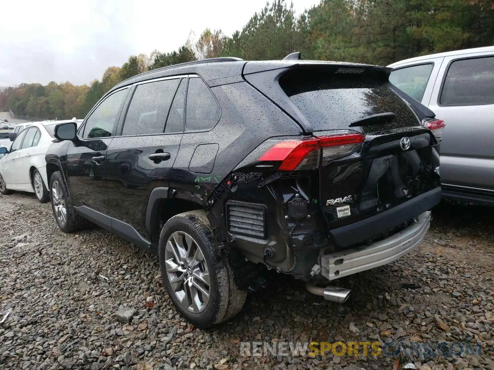 3 Photograph of a damaged car 2T3C1RFV1KC012563 TOYOTA RAV4 2019